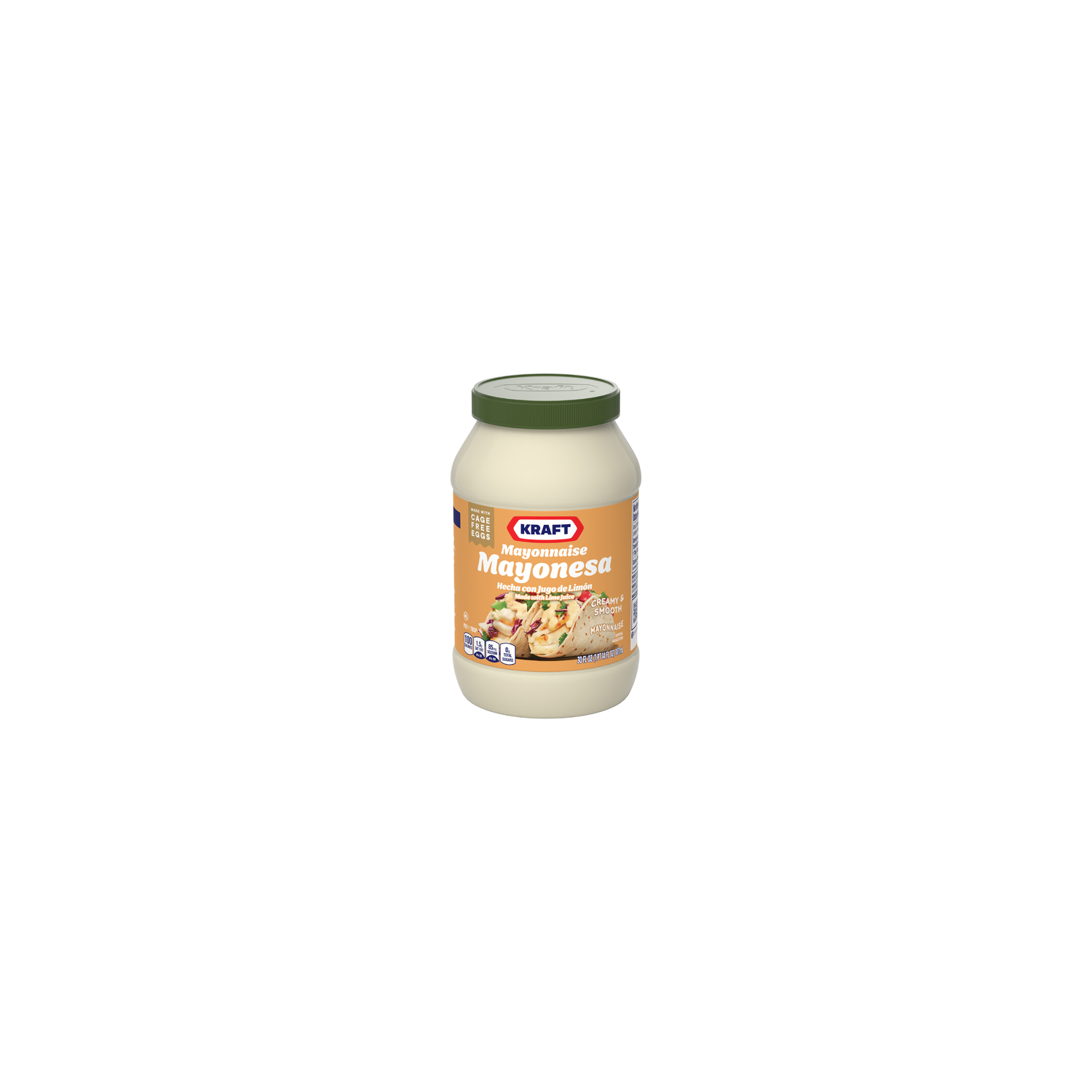 Kraft Mayonnaise With Lime Juice, Jar - 30 Fluid Ounce Image 1 of 2