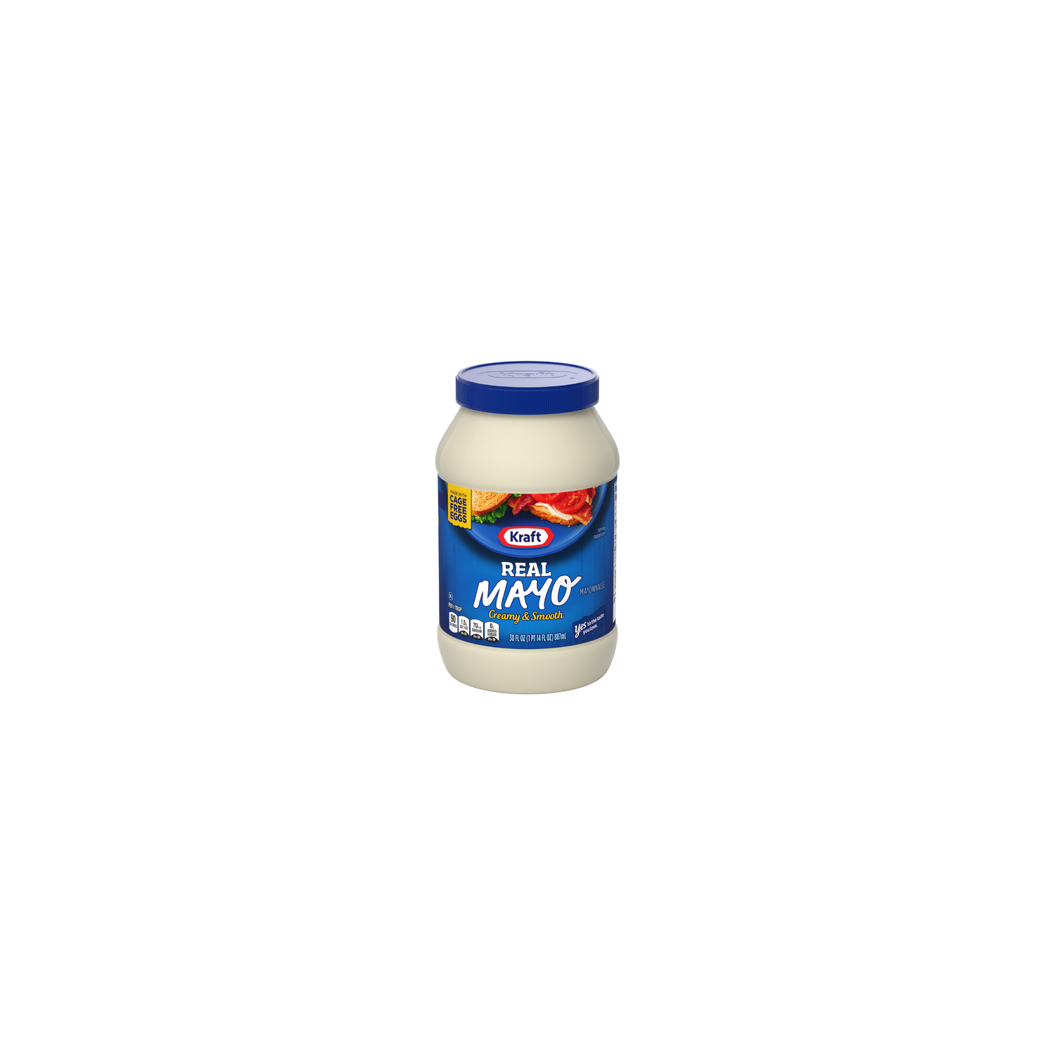 Kraft Creamy & Smooth Real Mayonnaise - 30 Fluid Ounce Image 1 of 3