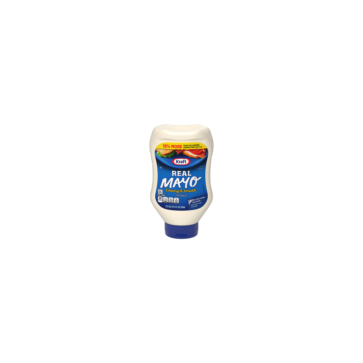 Kraft Creamy & Smooth Mayonnaise - 22 Fluid Ounce Image 1 of 3