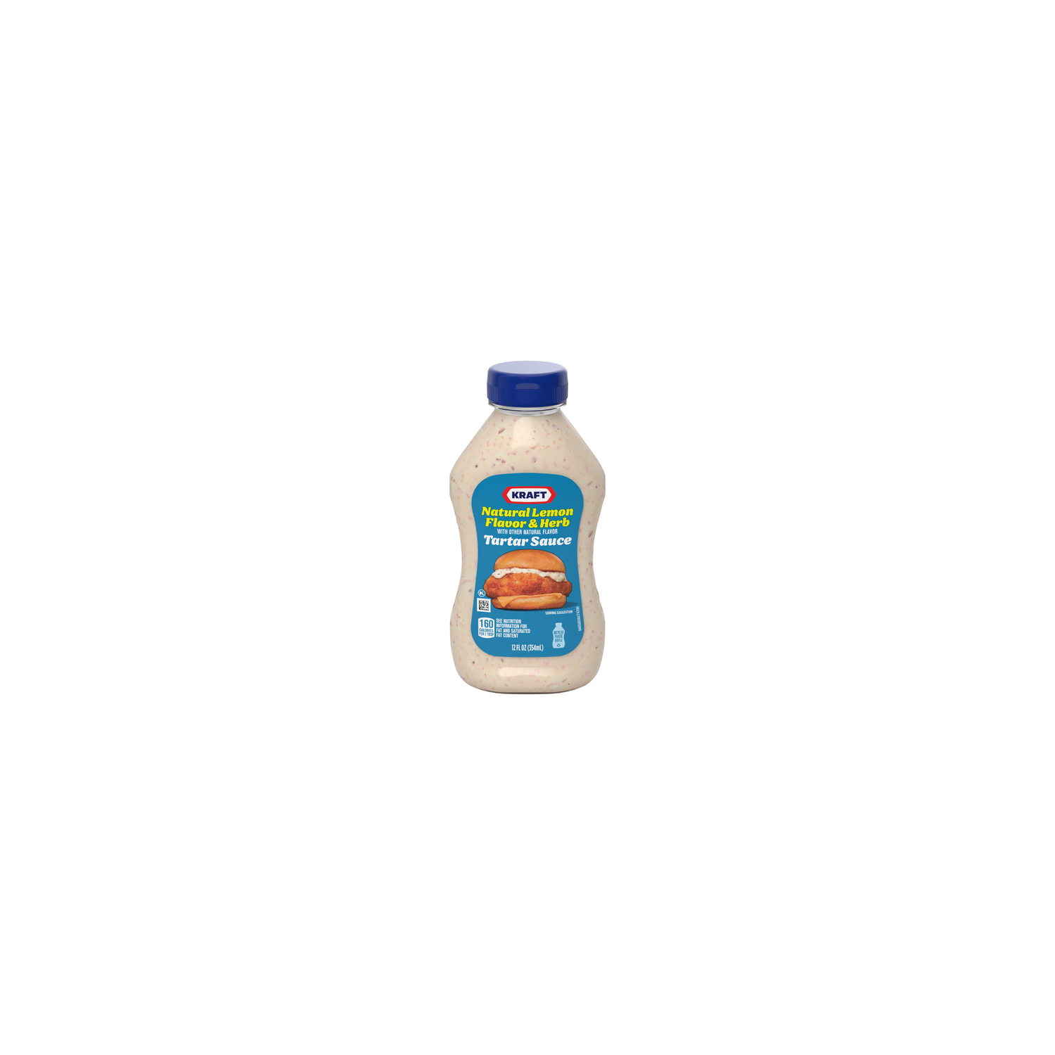 Kraft Tartar Sauce With Natural Lemon Flavor & Herb, Bottle - 12 Fluid Ounce Image 1 of 2