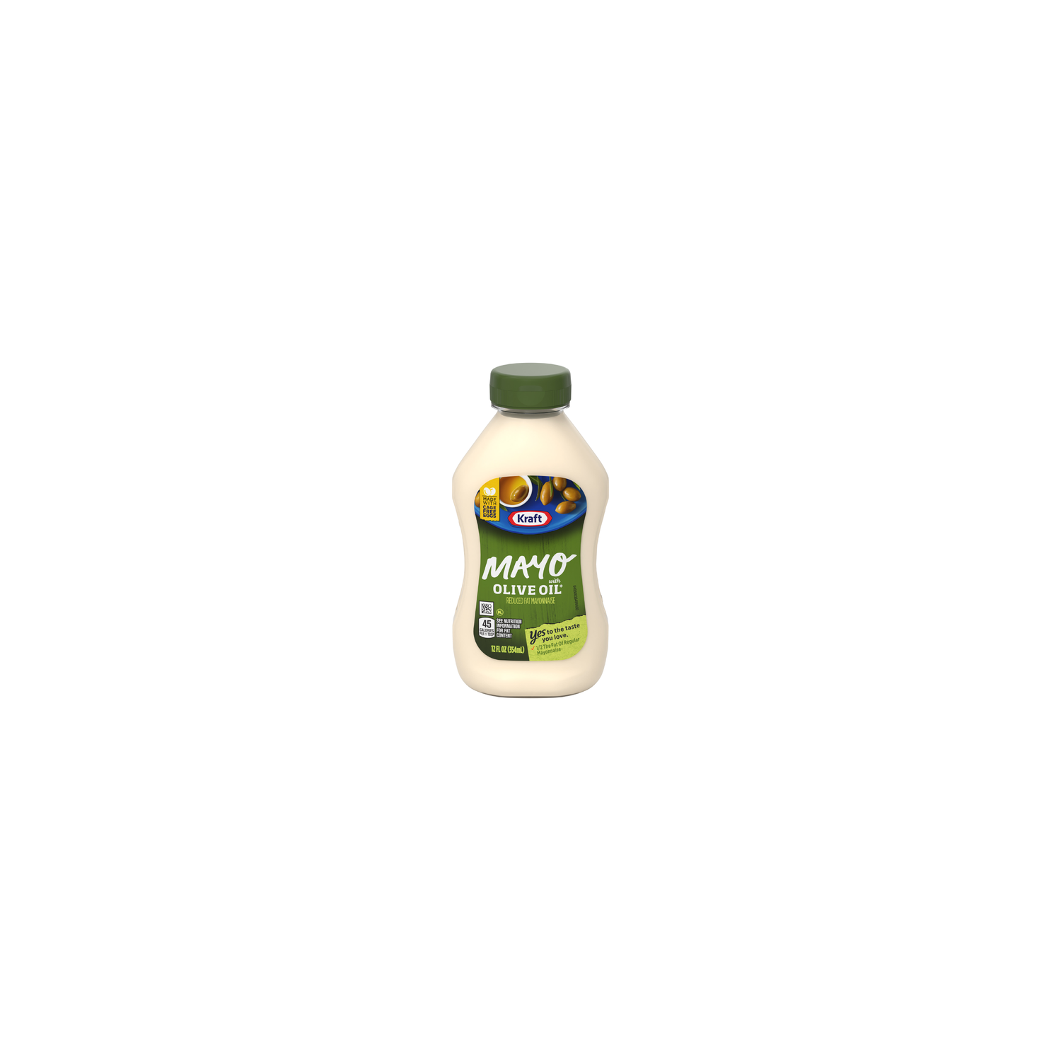Kraft With Olive Oil Mayo - 12 Fluid Ounce Image 1 of 3