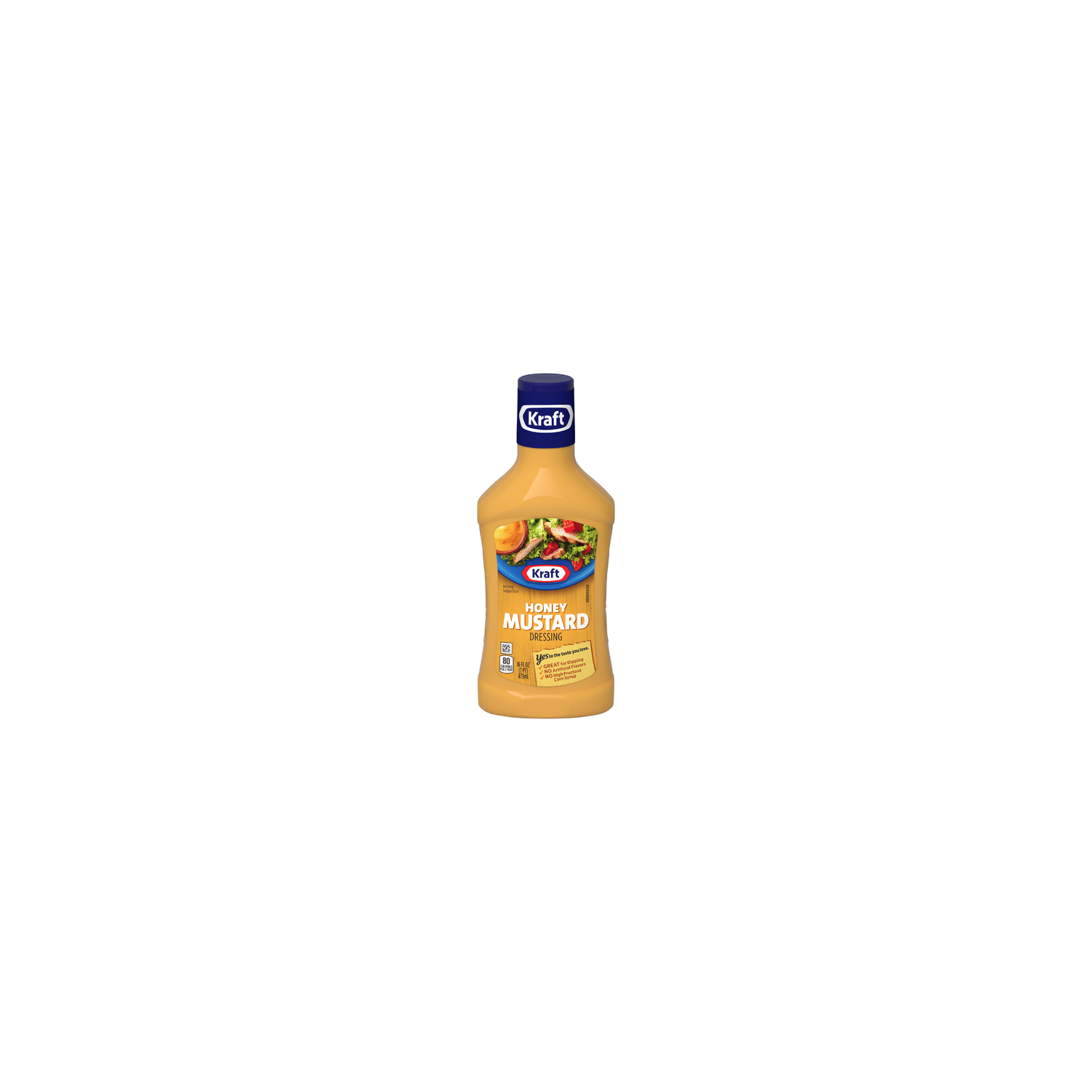 Kraft Honey Mustard Dressing - 16 Fluid Ounce Image 1 of 3