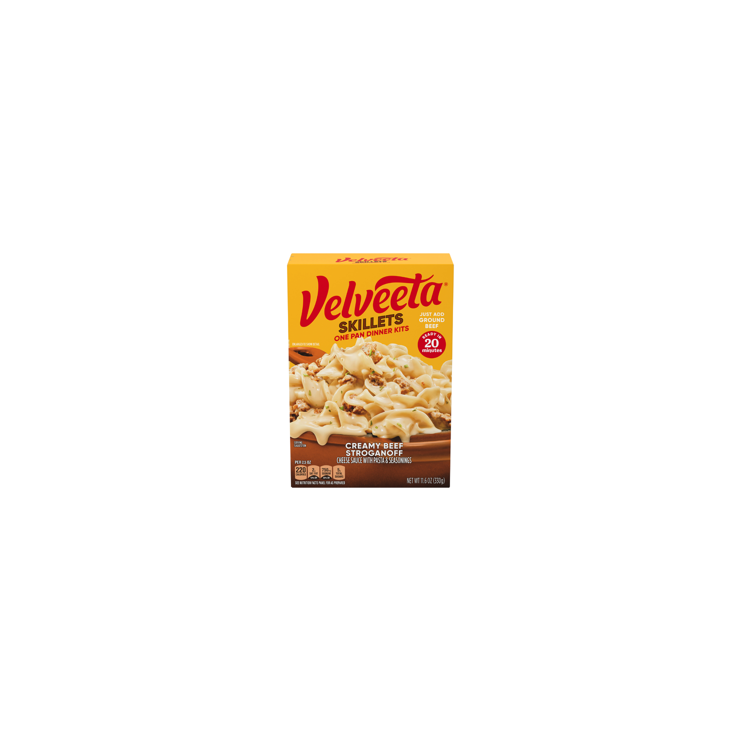 Velveeta Skillets Creamy Beef Stroganoff Skillets One Pan Dinner Kits - 11.6 Ounce Image 1 of 3
