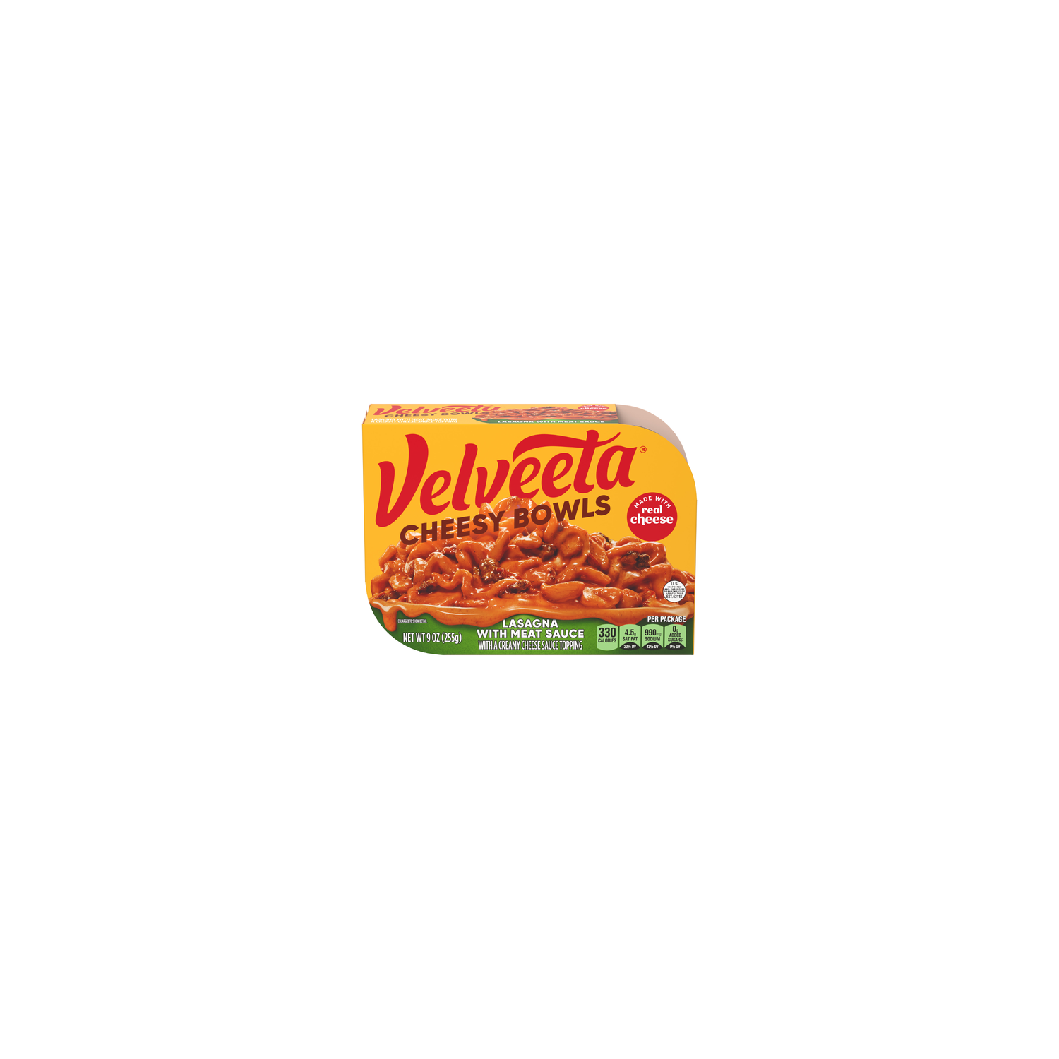 Velveeta Cheesy Bowls Lasagna With Meat Sauce - 9 Ounce Image 1 of 3