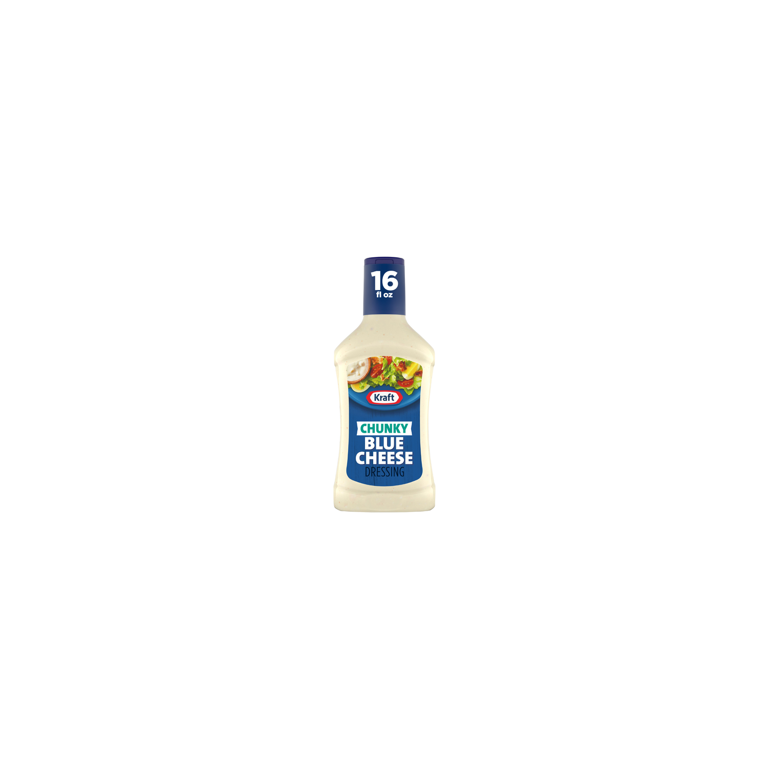 Kraft Blue Cheese Chunky Dressing - 16 Fluid Ounce Image 1 of 4