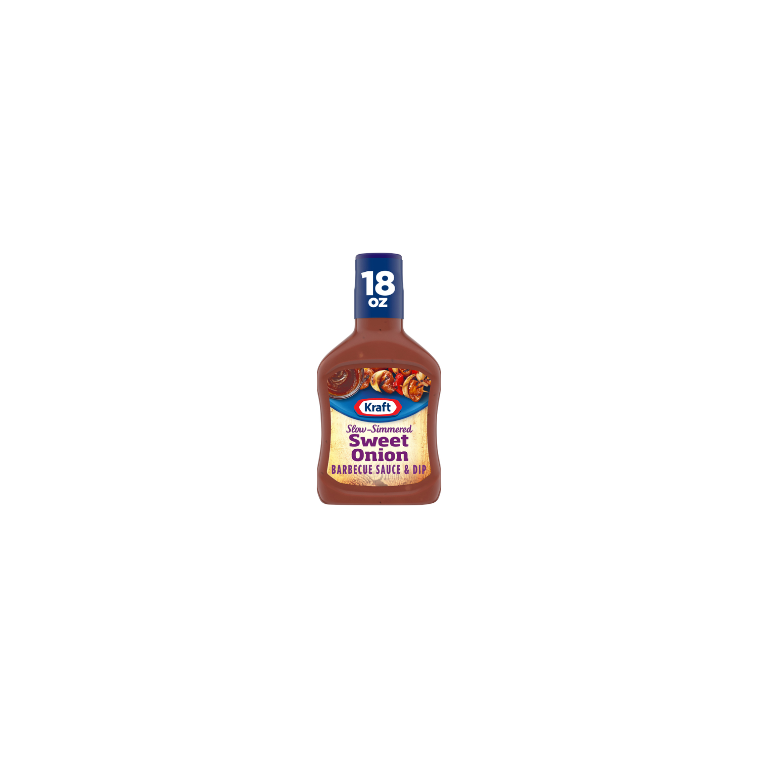 Kraft Sweet Onion Slow-Simmered Barbecue Sauce - 18 Ounce Image 1 of 4