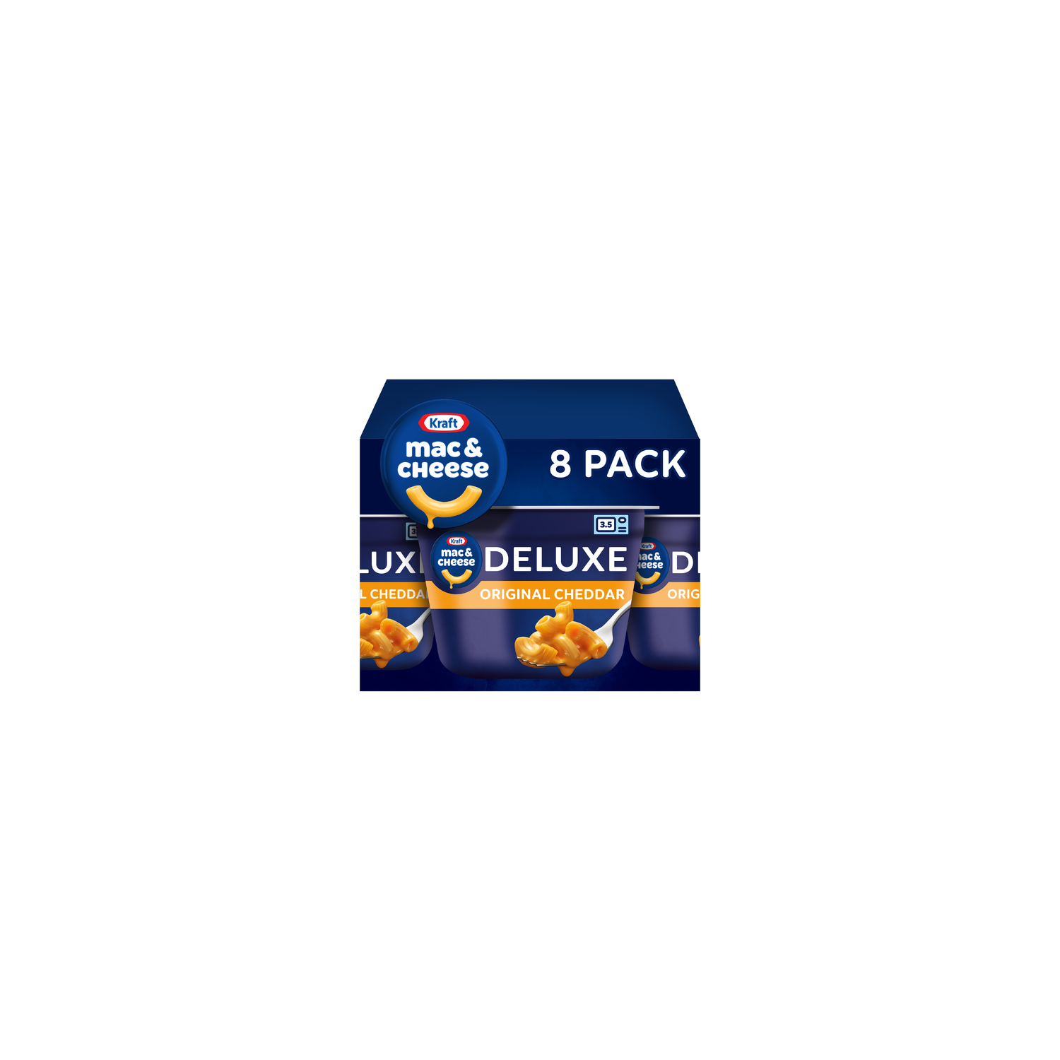 Kraft Deluxe Original Mac & Cheese Cups - 2.39 Ounce Image 1 of 4