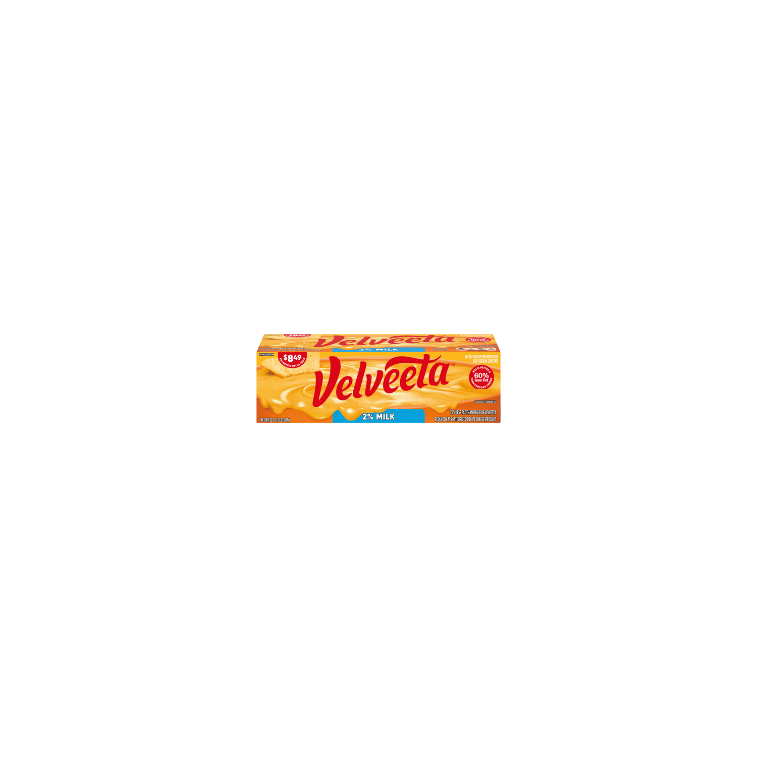 Velveeta Cheese Product Reduced Fat Pasteurized Recipe - 32 Ounce Image 1 of 3