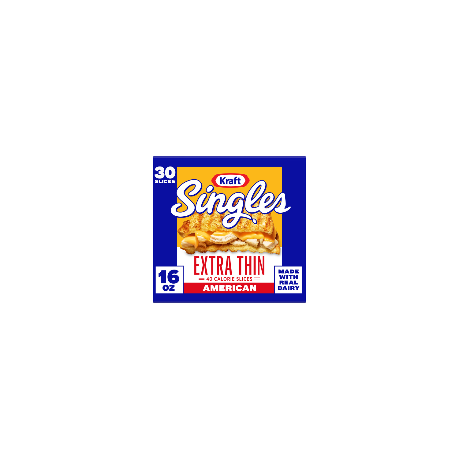 Kraft Singles American Extra Thin Sliced Cheese - 16 Ounce Image 1 of 4