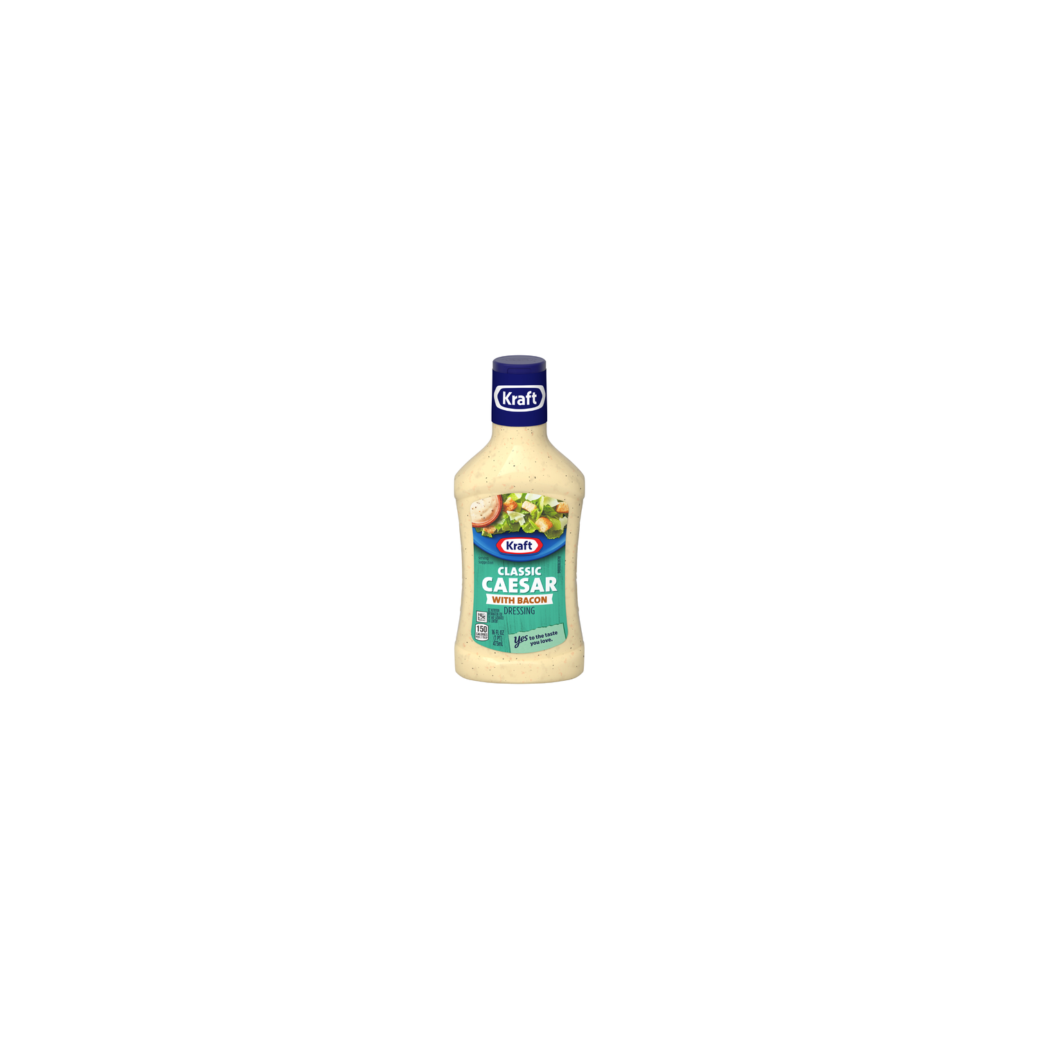 Kraft Caesar With Bacon Dressing, Bottle - 16 Fluid Ounce Image 1 of 2