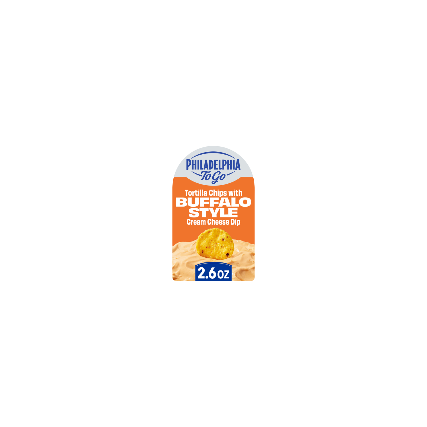 Philadelphia To Go Tortilla Chips With Buffalo Style Cream Cheese Dip - 2.6 Ounce Image 1 of 4