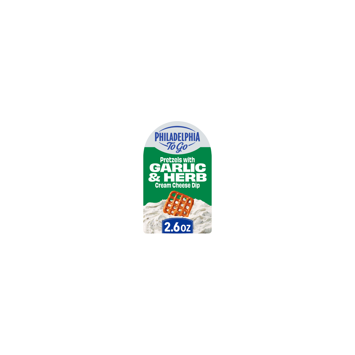 Philadelphia To Go Pretzels With Garlic & Herb Cream Cheese Dip - 2.6 Ounce Image 1 of 4