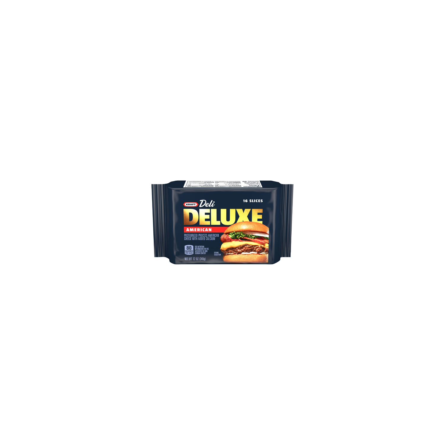 Kraft Pasteurized Process American Cheese Deli Deluxe - 12 Ounce Image 1 of 3