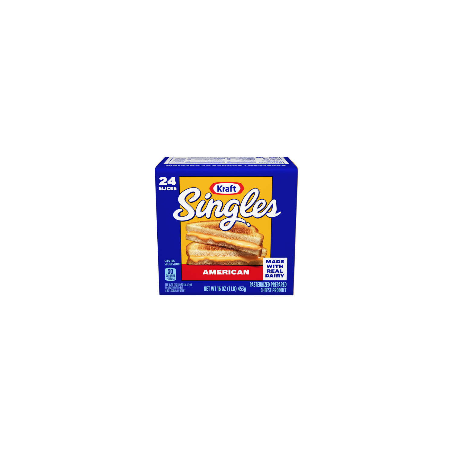 Kraft Pasteurized Prepared Cheese Product Singles American - 16
