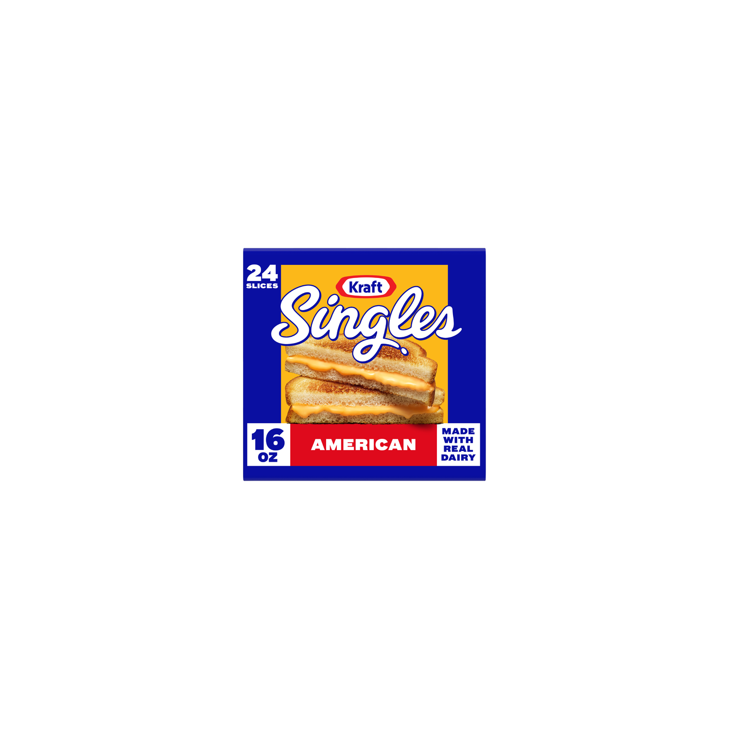 Kraft Pasteurized Prepared Cheese Product Singles American - 16 Ounce Image 1 of 4