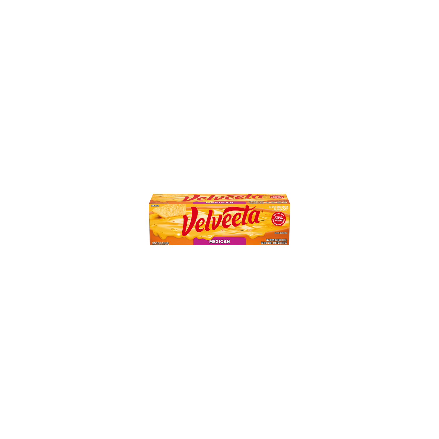 Velveeta Pasteurized Recipe Cheese Product With Jalapeño Peppers Mexican - 32 Ounce Image 1 of 3