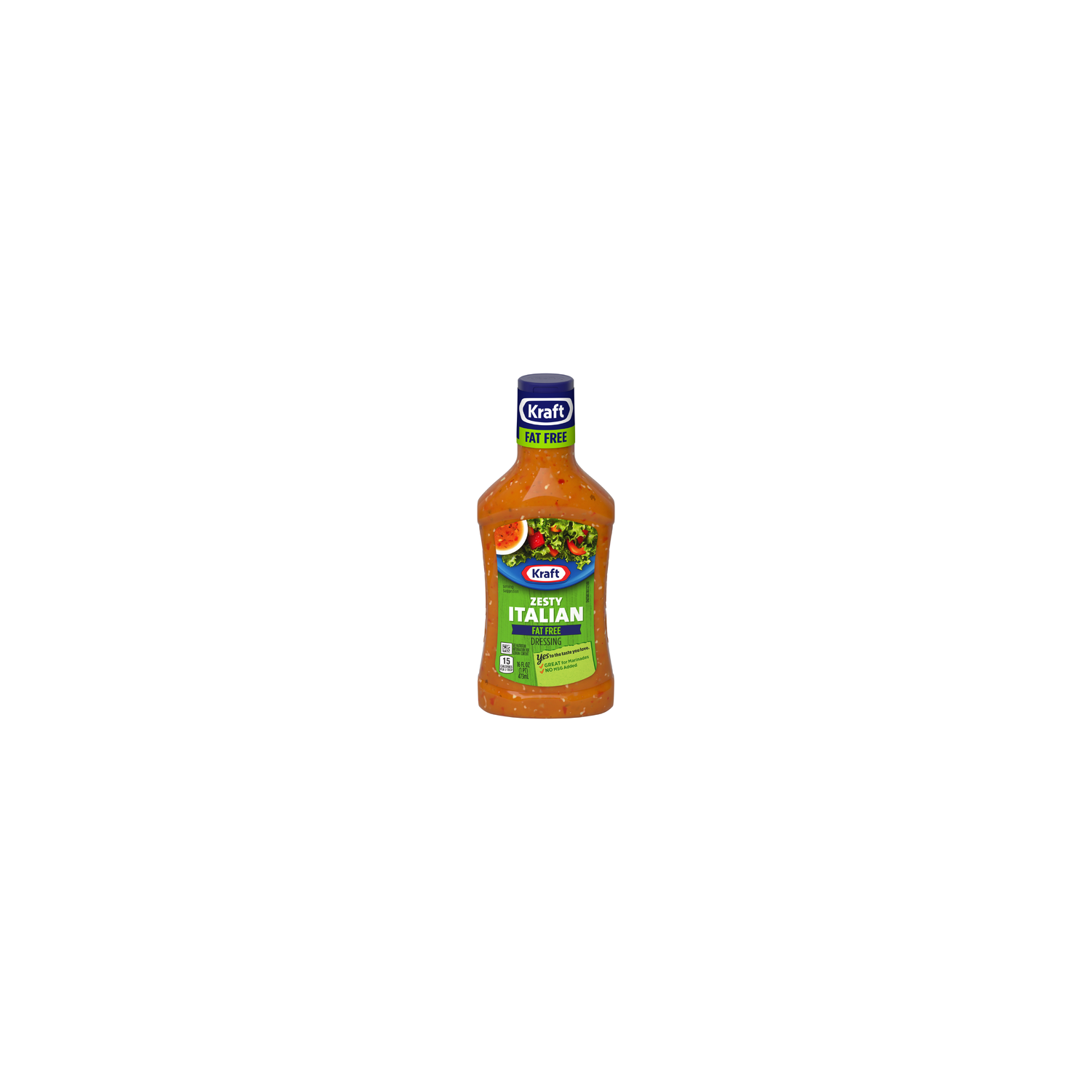 Kraft Zesty Italian Dressing - 16 Fluid Ounce Image 1 of 3