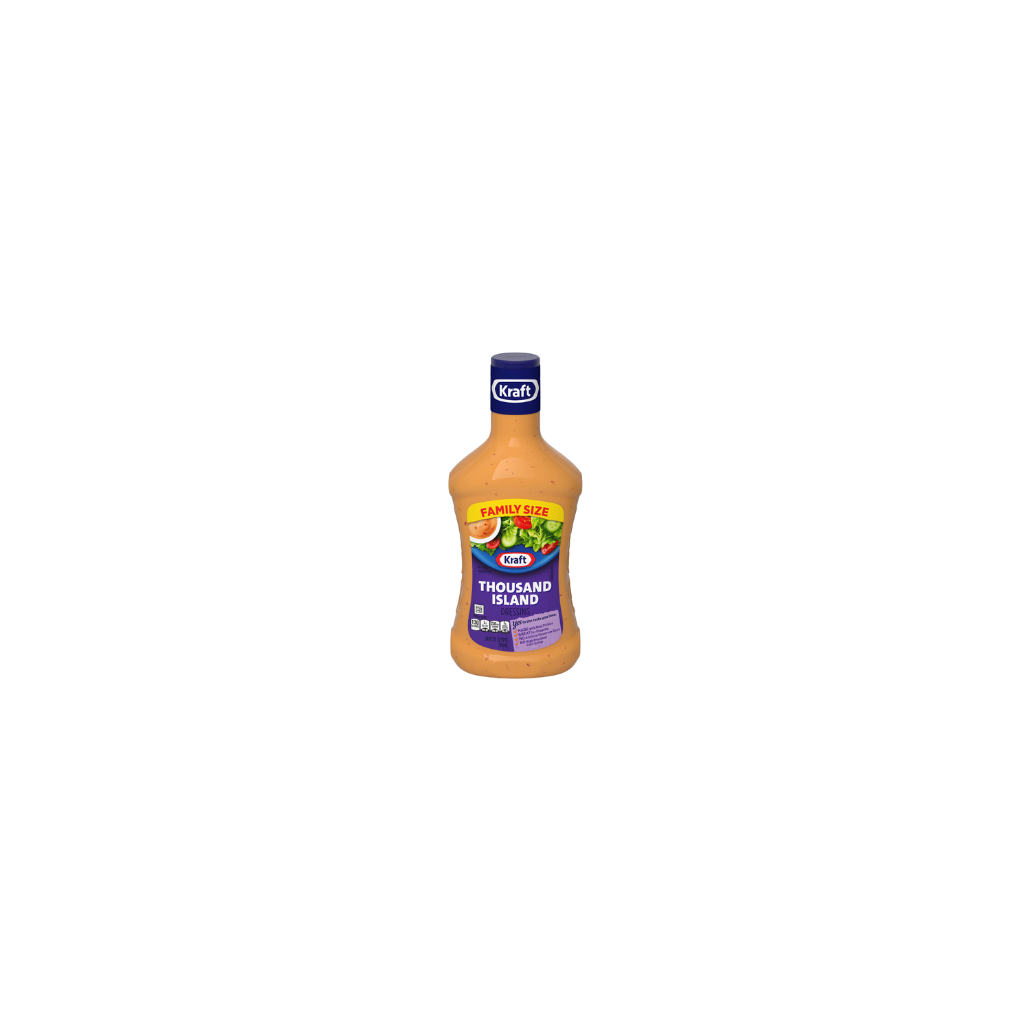 Kraft Thousand Island Dressing Family Size, Bottle - 24 Fluid Ounce - Super  1 Foods