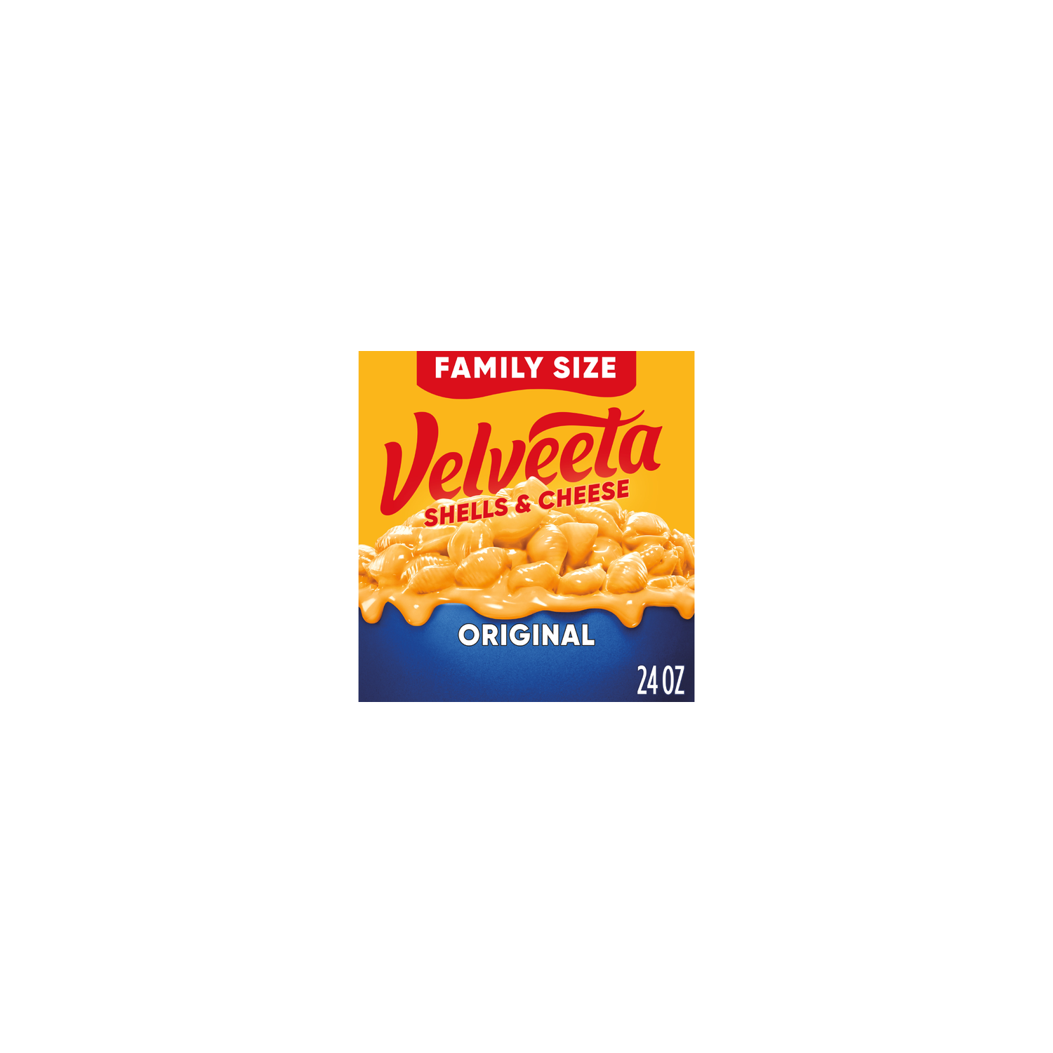 Kraft Velveeta Family Size Original Shells & Cheese Pasta - 24 Ounce Image 1 of 4