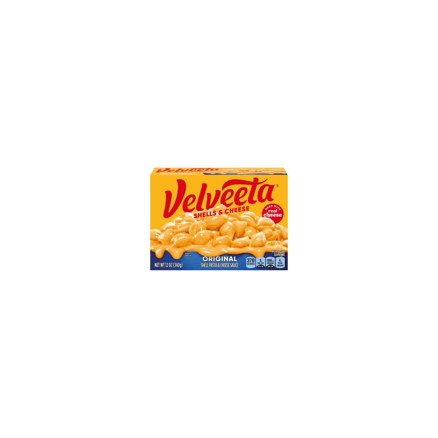 Kraft Velveeta Original Shells & Cheese Pasta - 12 Ounce Image 1 of 2