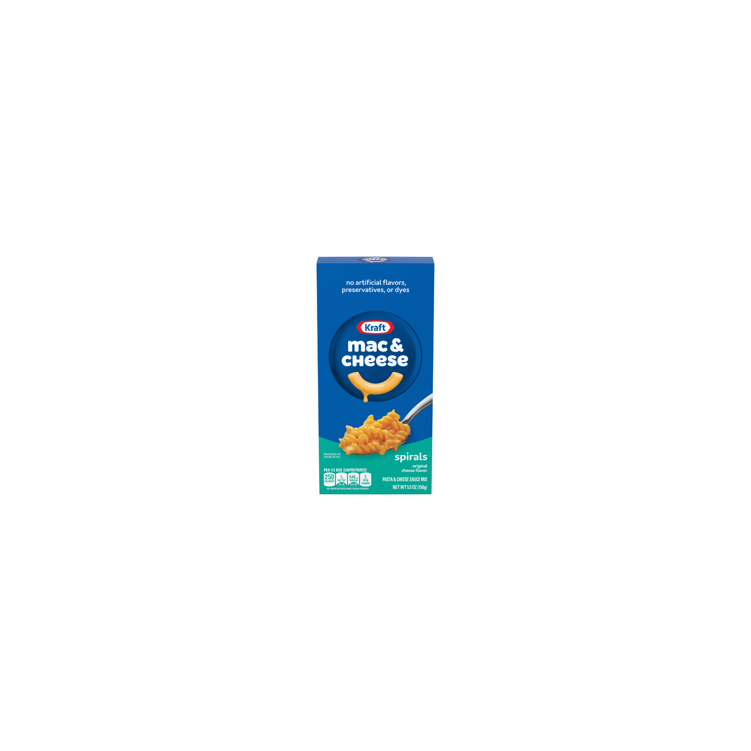 Kraft Original Cheese Flavor Spirals Macaroni & Cheese Dinner - 5.5 Ounce Image 1 of 3