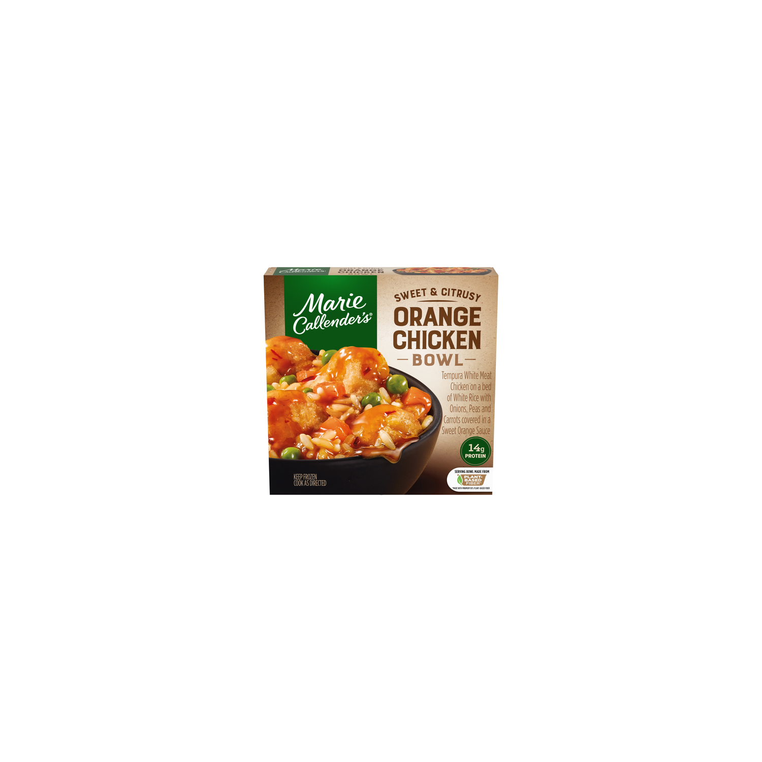 Marie Callender's Sweet & Citrusy Orange Chicken Bowl, Frozen Meal - 11 Ounce Image 1 of 4