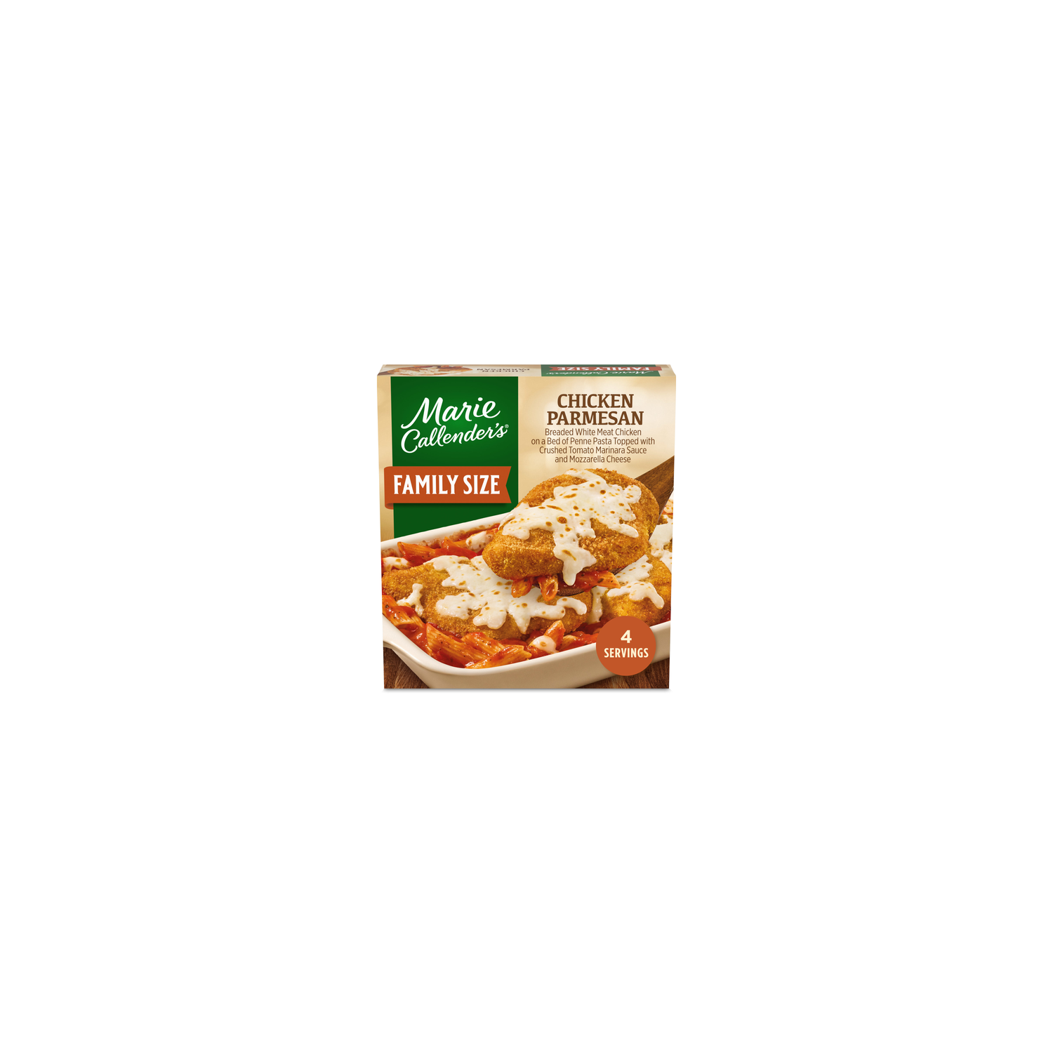 Marie Callender's Family Size Chicken Parmesan And Pasta Frozen Meal - 38 Ounce Image 1 of 4