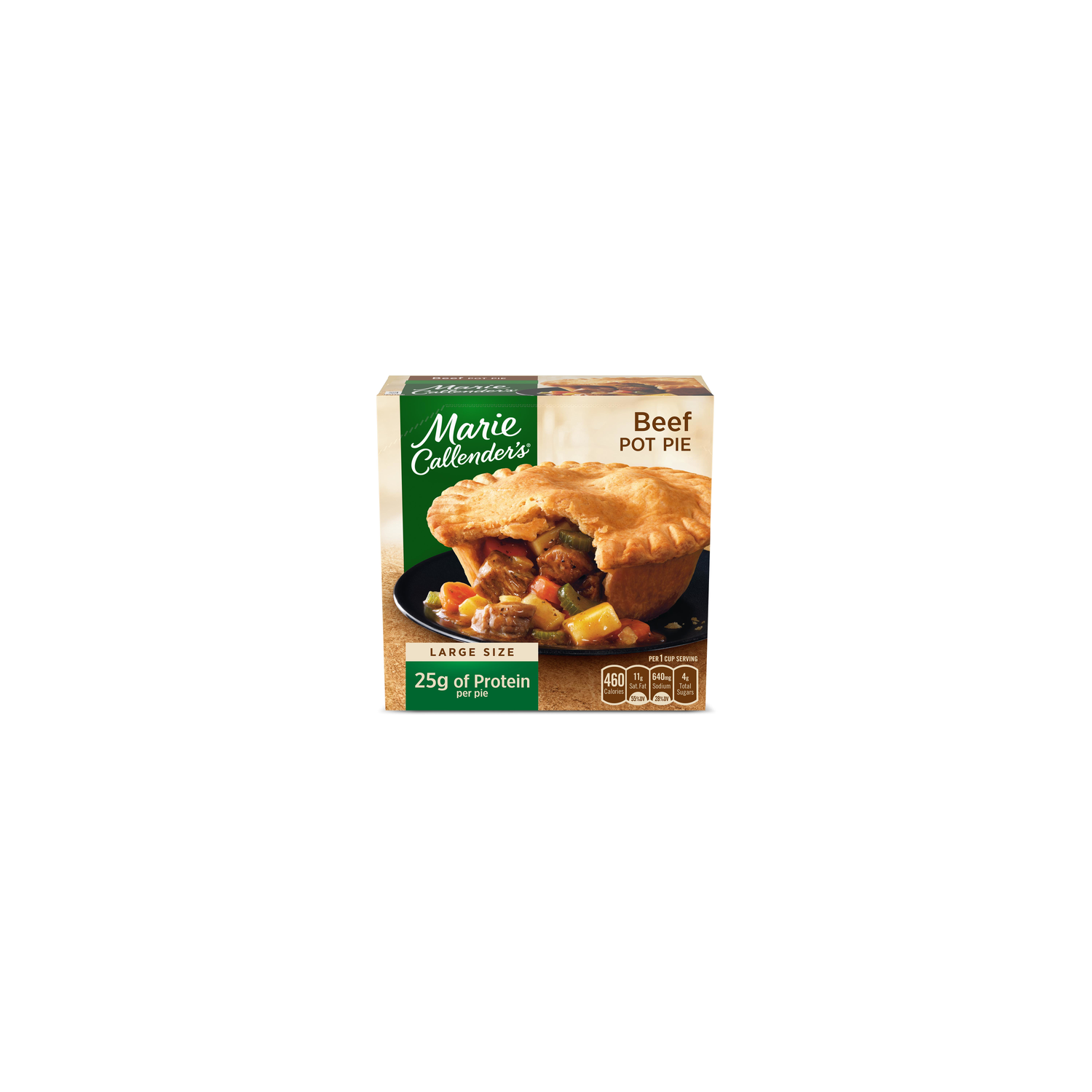 Marie Callender's Beef Pot Pie Large Size Frozen Meal - 15 Ounce Image 1 of 4