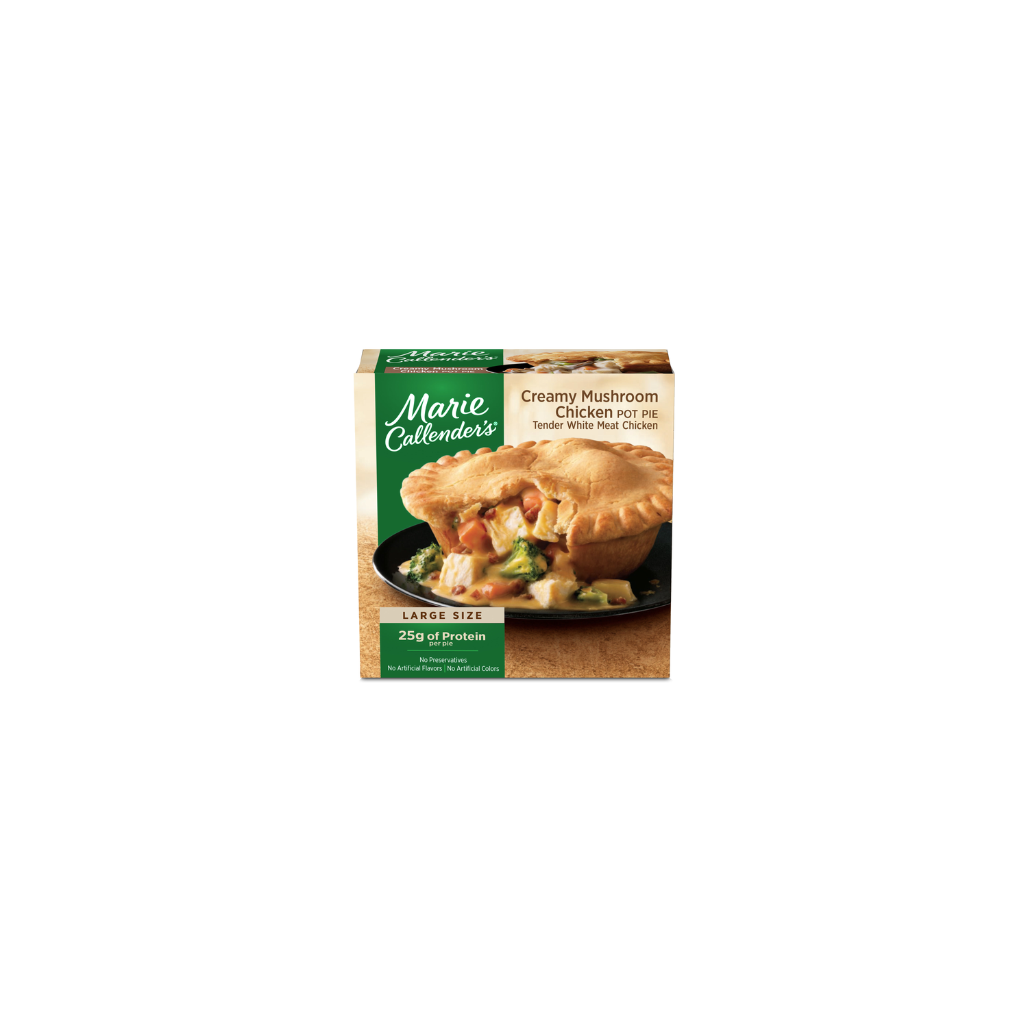 Marie Callender's Creamy Mushroom Chicken Pot Pie, Frozen Meal - 15 Ounce Image 1 of 4