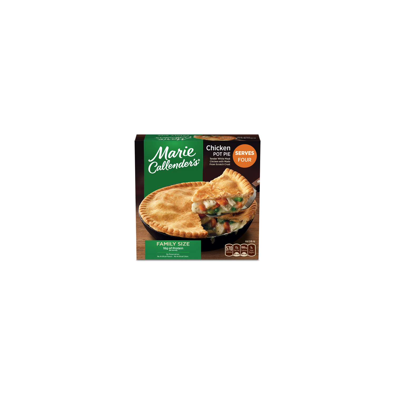 Marie Callender's Chicken Pot Pie, Family Size Frozen Meal - 45 Ounce Image 1 of 4