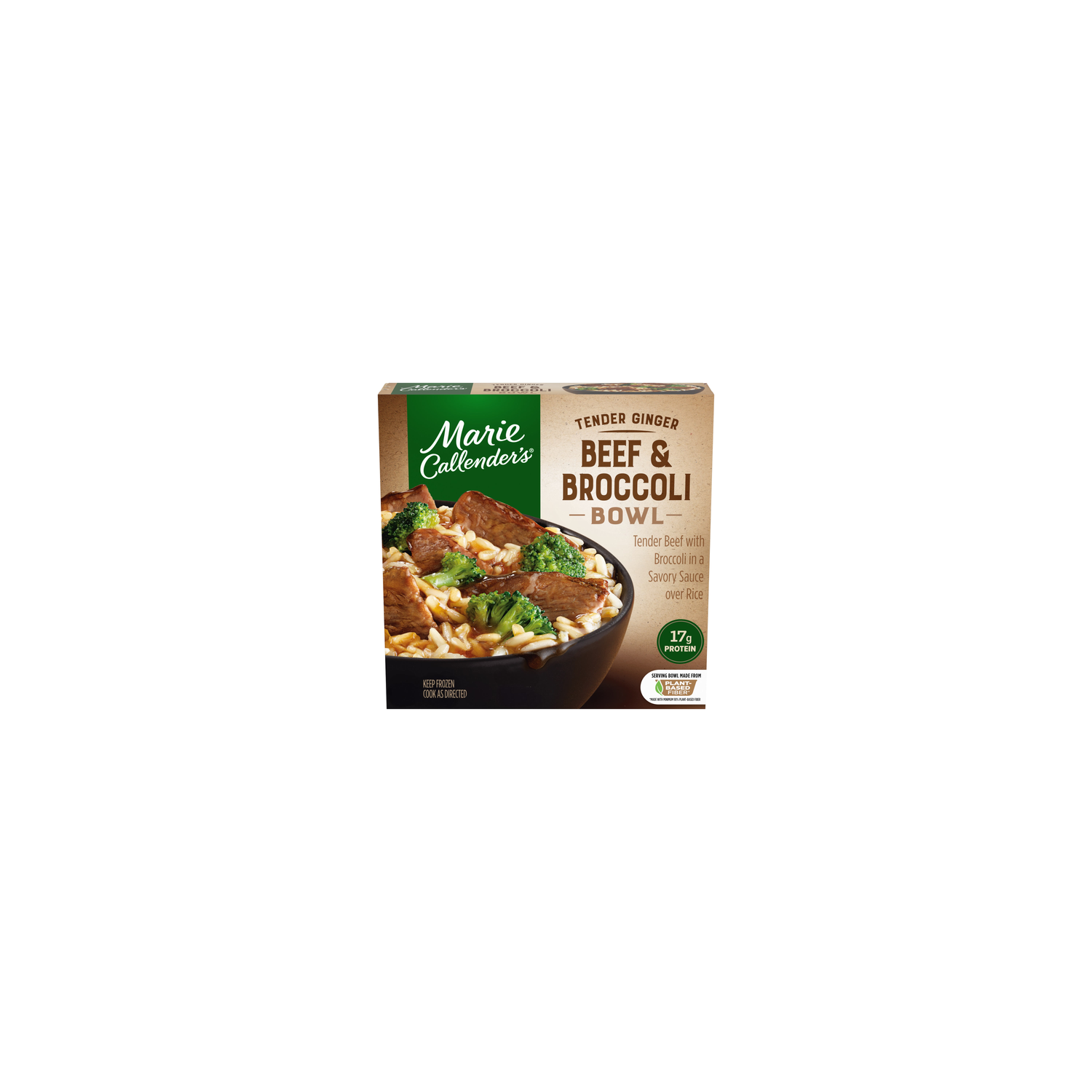 Marie Callender's Tender Ginger Beef And Broccoli Bowl, Frozen Meal - 11.8 Ounce Image 1 of 4