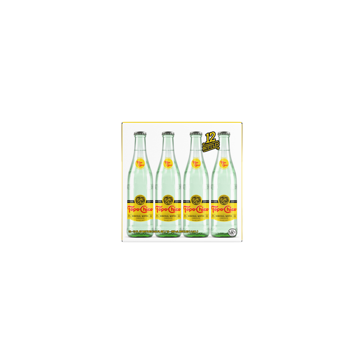 Topo Chico Mineral Water Glass Bottles - 12 Fluid Ounce - 12 Count Image 1 of 4