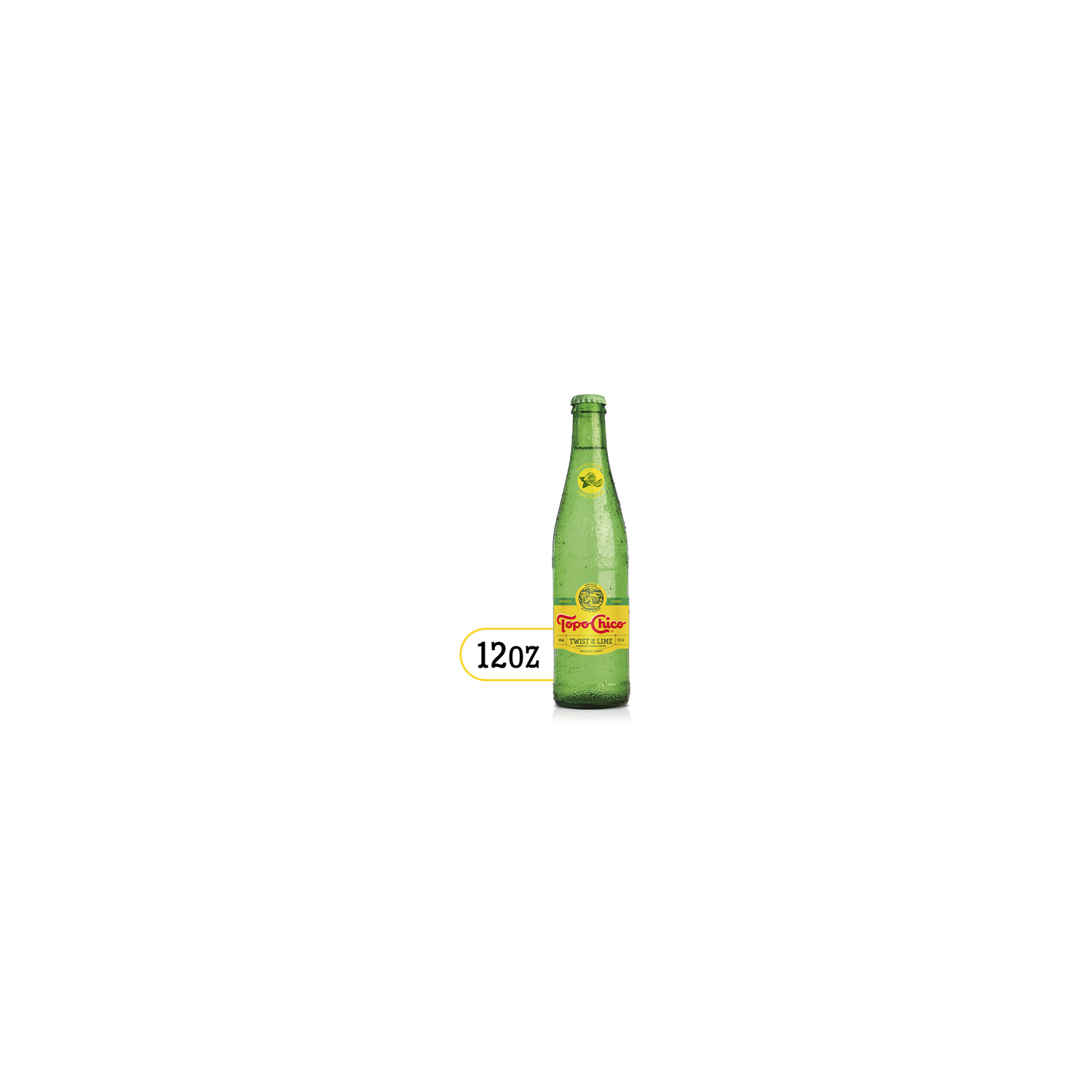 Topo Chico Twist Of Lime Mineral Water Glass Bottle - 12 Fluid Ounce Image 1 of 4