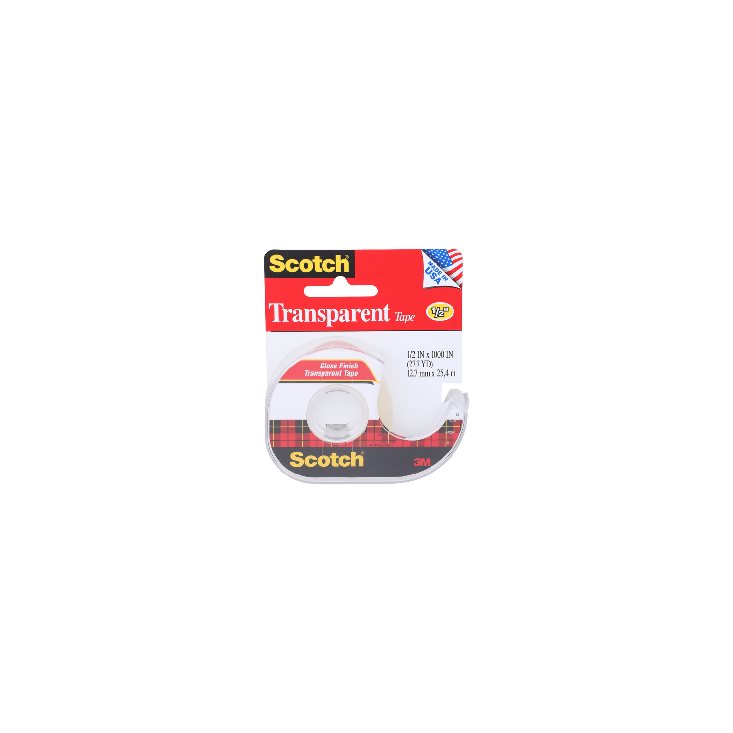 Scotch Gloss Finish Transparent Tape - 1 Each Image 1 of 2