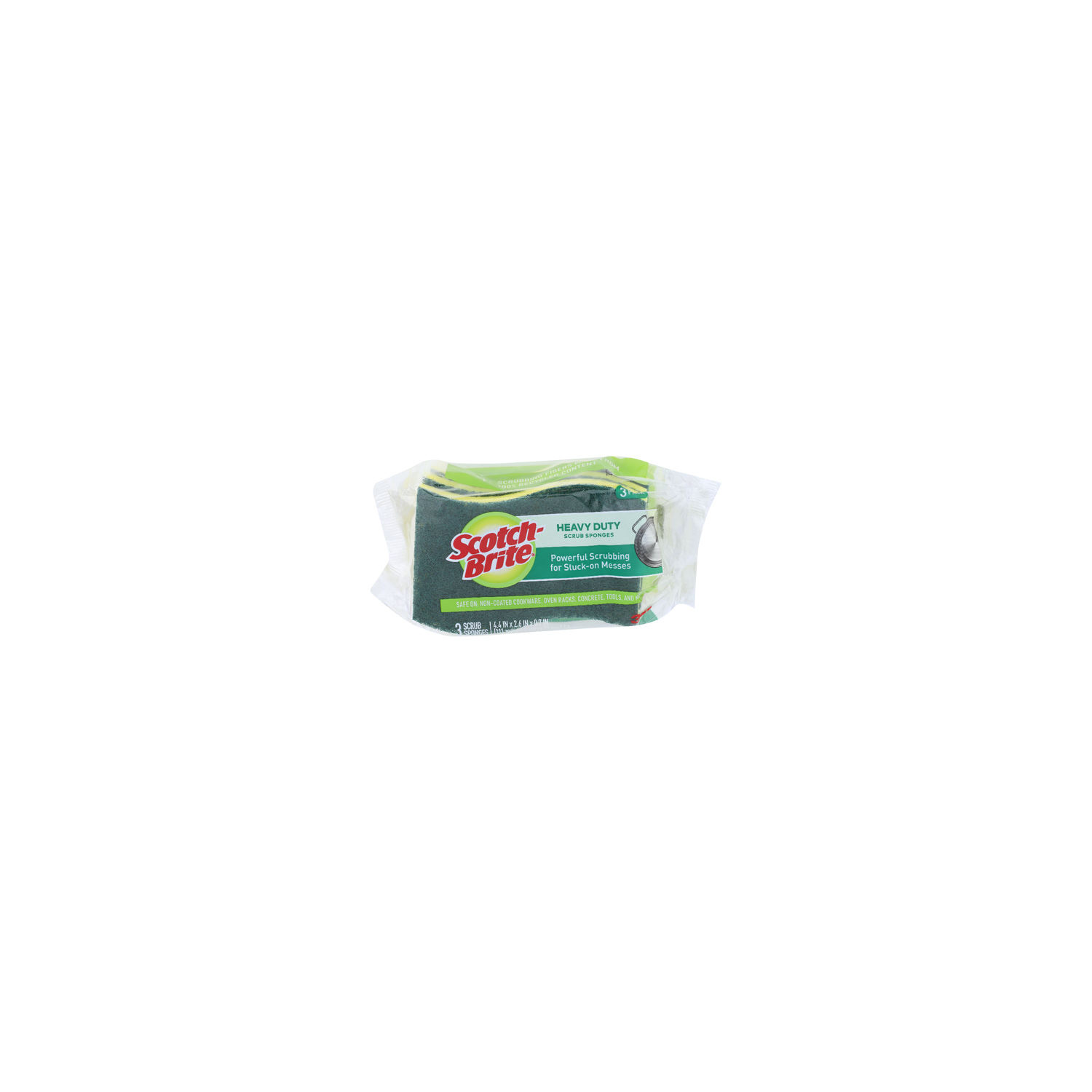 SCOTCH-BRITE Heavy Duty Scrub Sponges - 3 Count Image 1 of 2