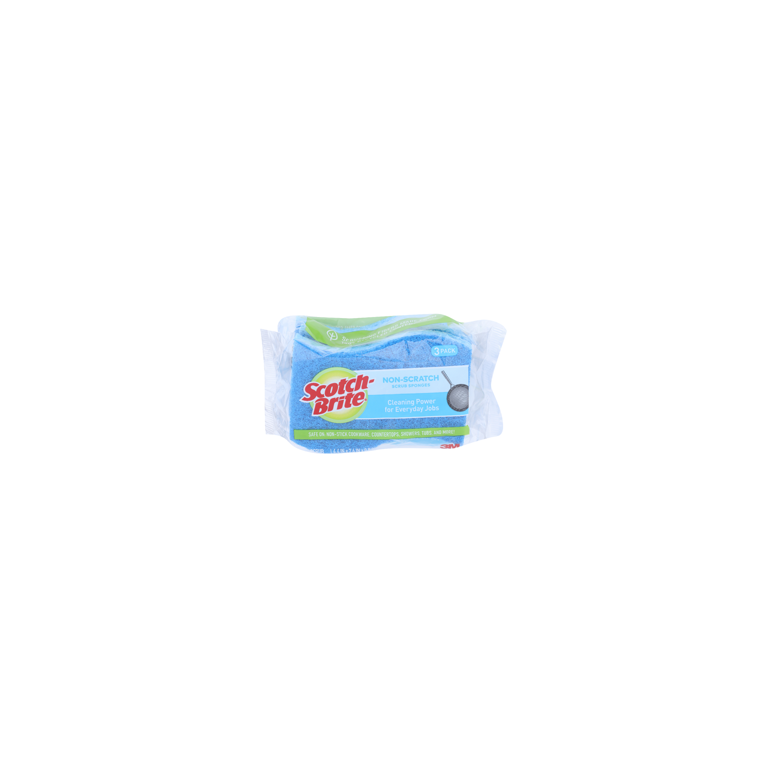 SCOTCH-BRITE Non-Scratch Scrub Sponges - 3 Count Image 1 of 2