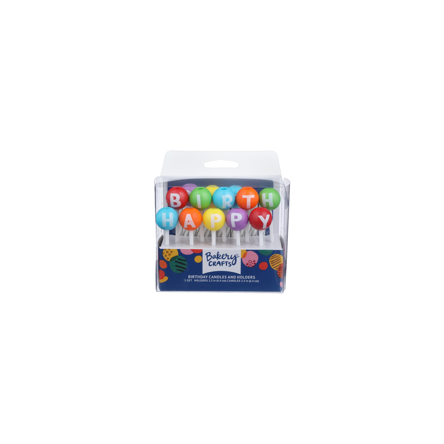 Bakery Crafts Birthday Candles And Holders - 1 Each Image 1 of 2