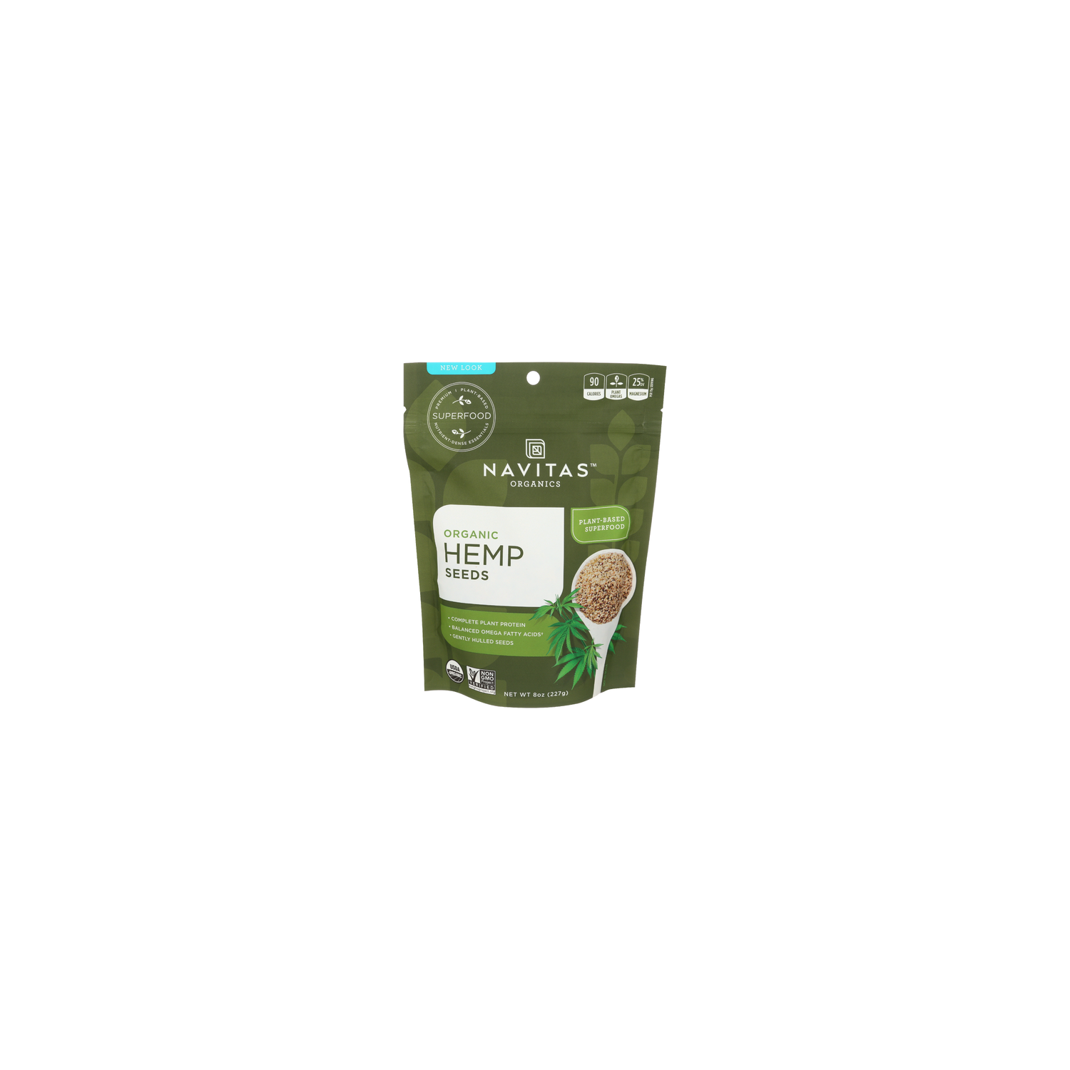 Navitas Organics Hemp Seeds Organic - 8 Ounce Image 1 of 2