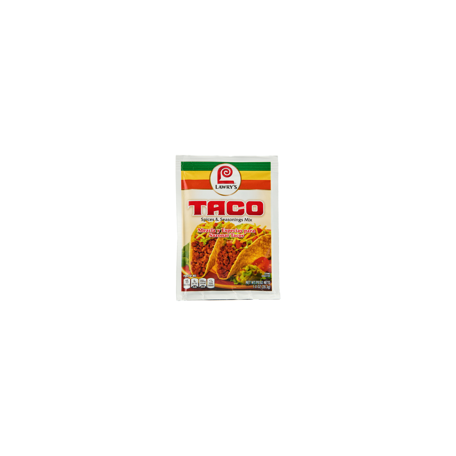 Lawry's Taco Seasoning Mix - 0.06 Pound Image 1 of 4