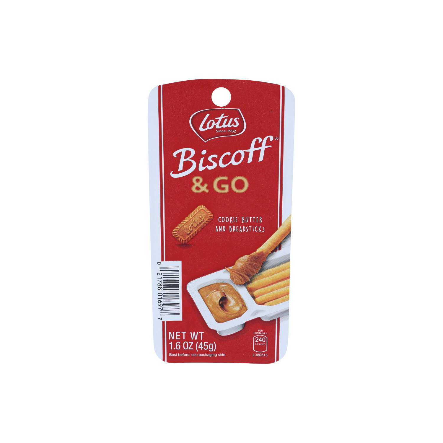 Biscoff & Go Cookie Butter And Breadsticks - 1.6 Ounce Image 1 of 4