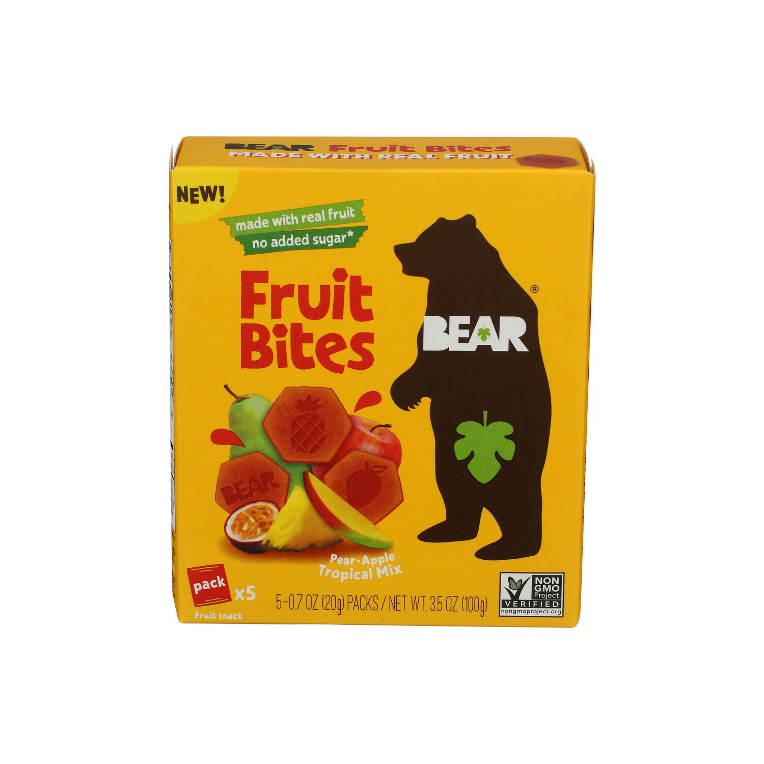 Bear Tropical Fruit Bites Mix - 0.7 Ounce - 5 Count Image 1 of 4