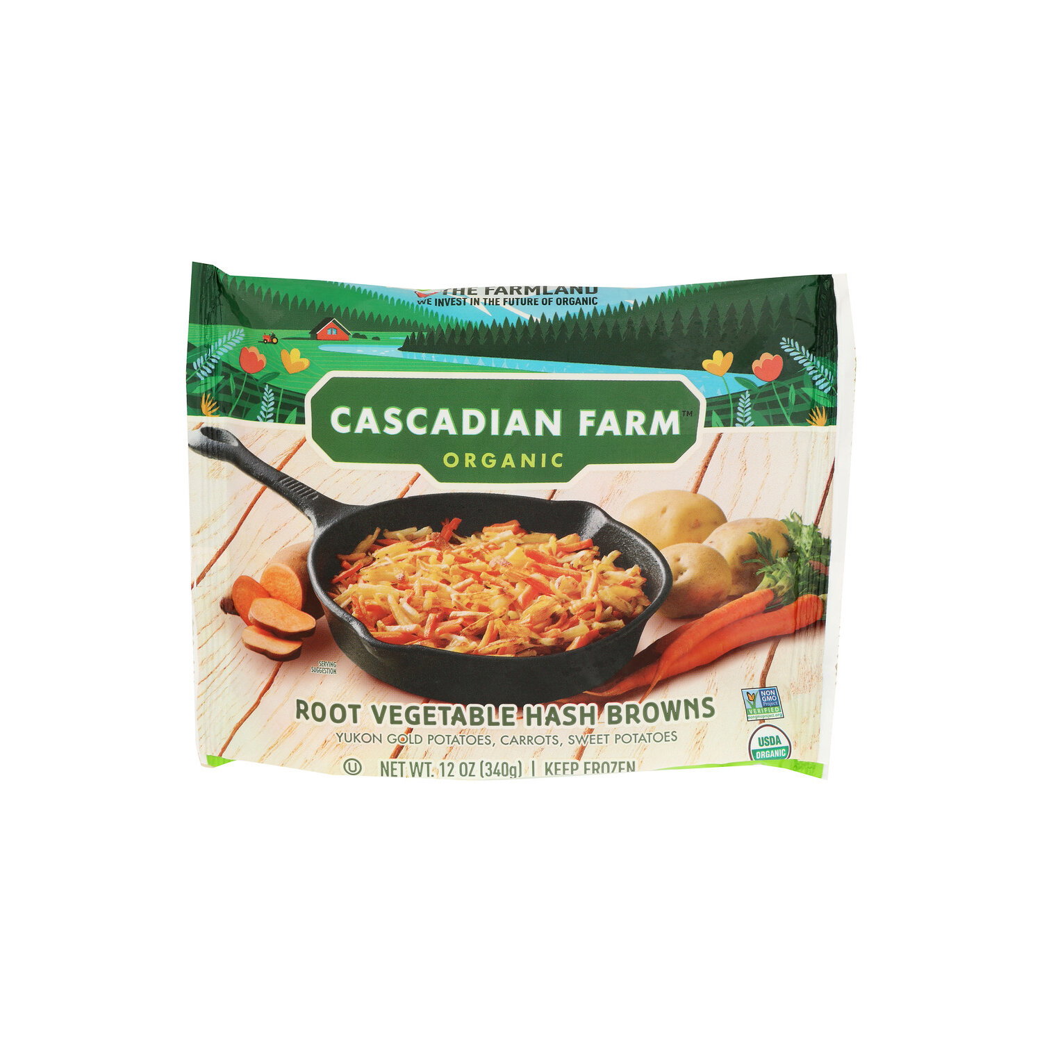 Cascadian Farm Organic Hashbrown Blend Root Vegetables - 12 Ounce Image 1 of 4