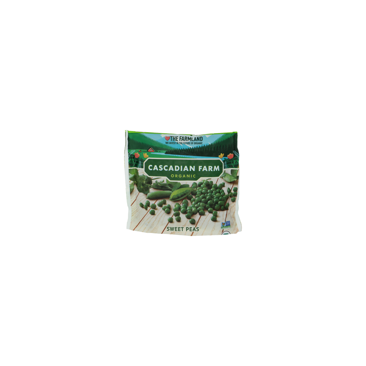 Cascadian Farm Organic Sweet Peas Frozen - 10 Ounce Image 1 of 4