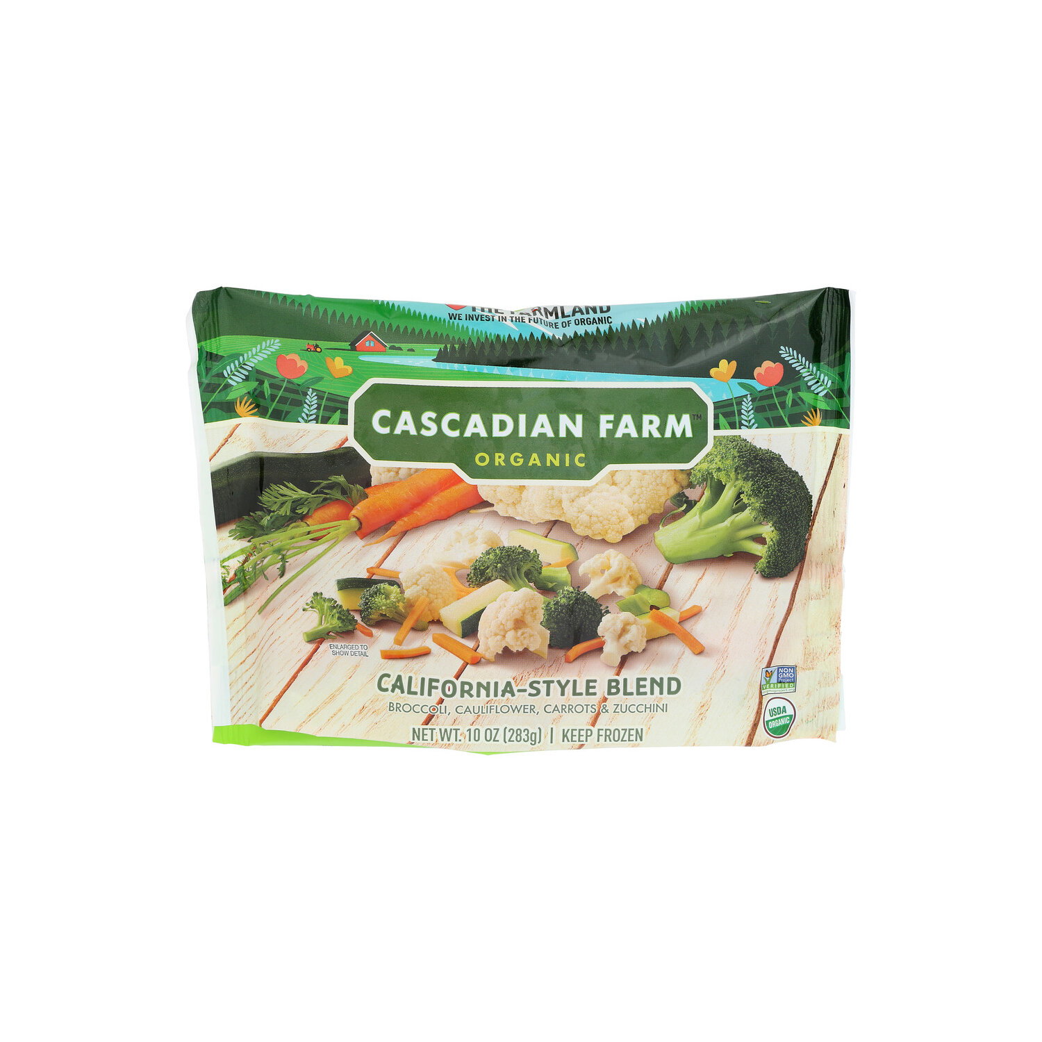 Cascadian Farm Organic California-Style Blend Frozen - 10 Ounce Image 1 of 4