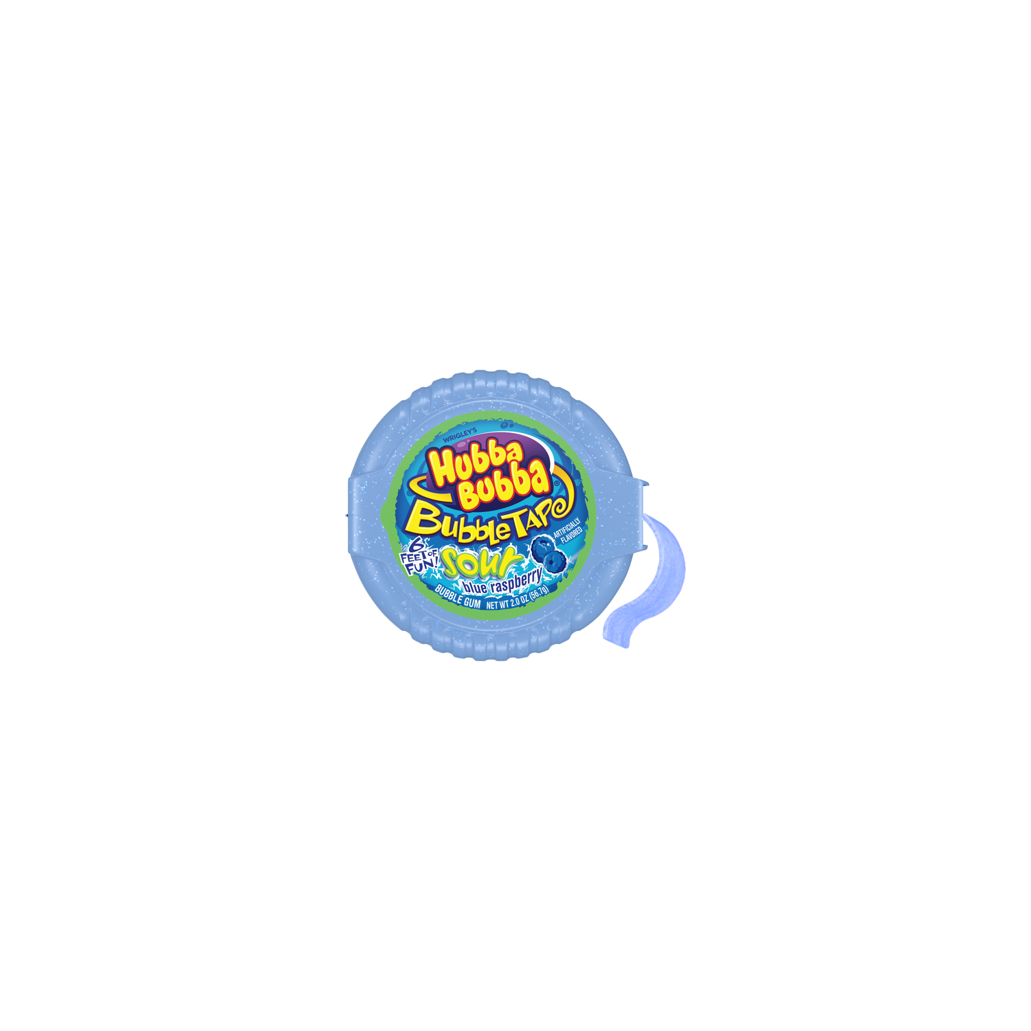 Hubba Bubba Sour Blue Raspberry Bubble Gum Tape - 2 Ounce Image 1 of 4