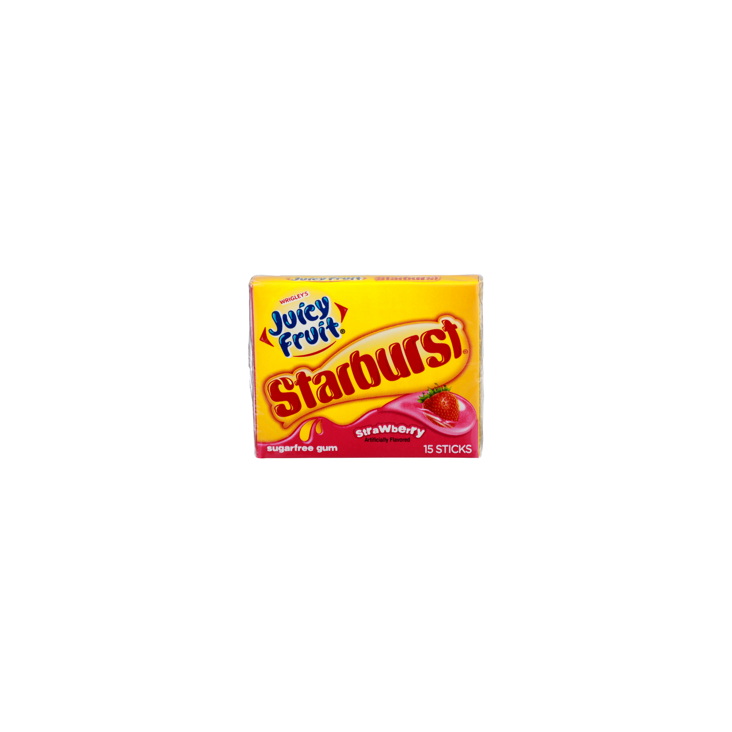 Wrigley's Juicy Fruit Strawberry Sugarfree Gum - 15 Count Image 1 of 4
