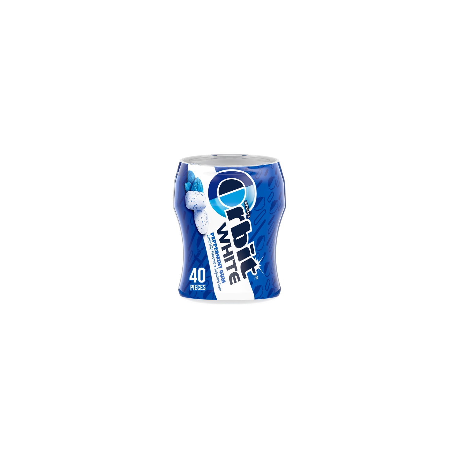 Orbit Sugar Free White Peppermint Chewing Gum - 40 Count Image 1 of 4