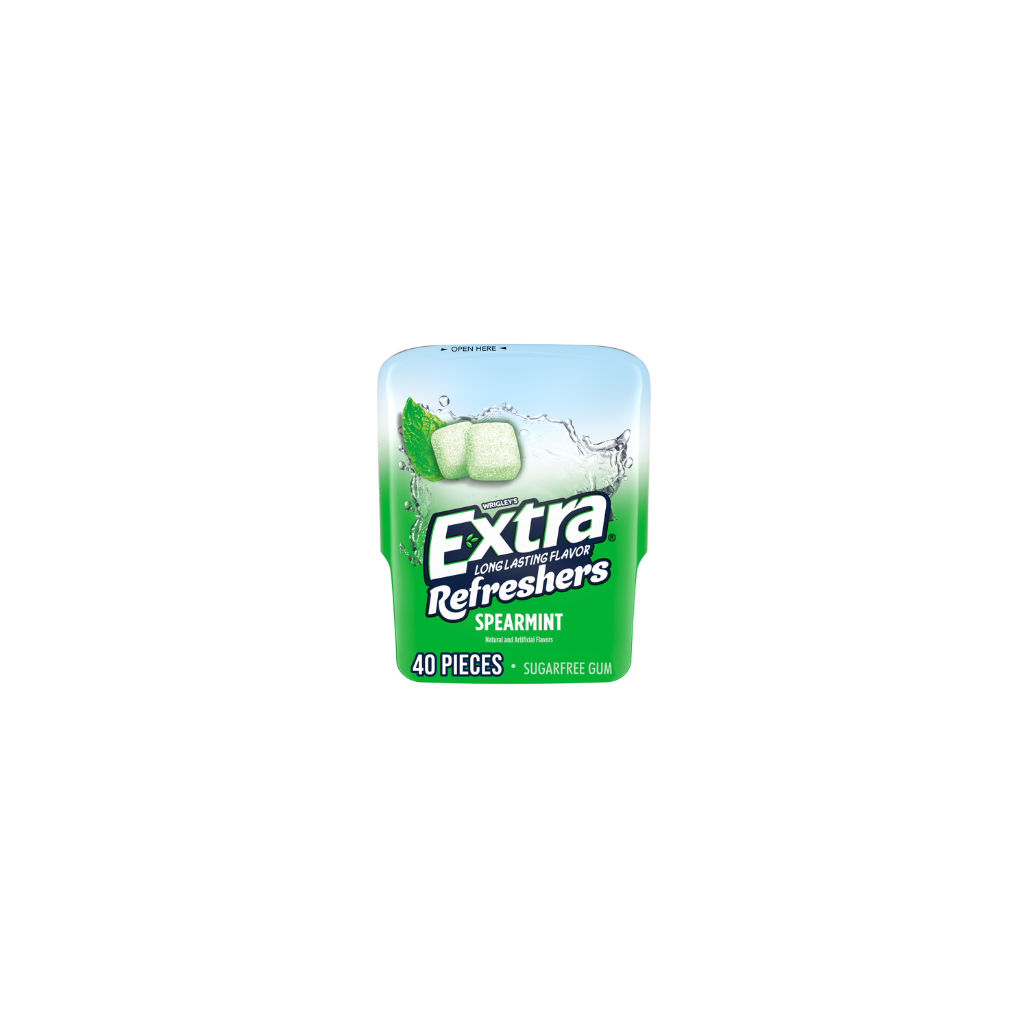 Extra Refreshers Sugar Free Spearmint Gum - 40 Count Image 1 of 4