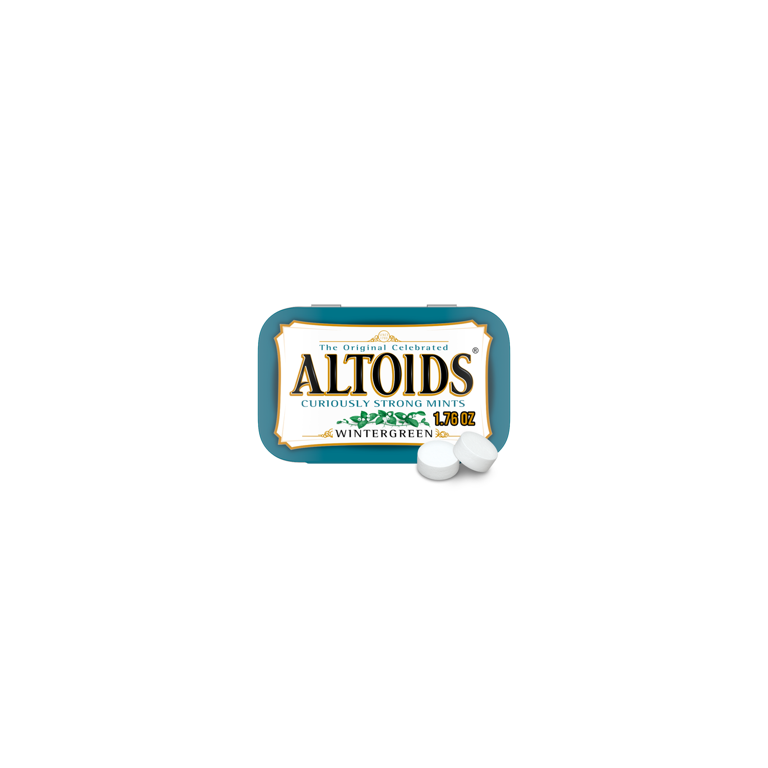 Altoids Wintergreen Breath Mints, Tin - 1.76 Ounce Image 1 of 4