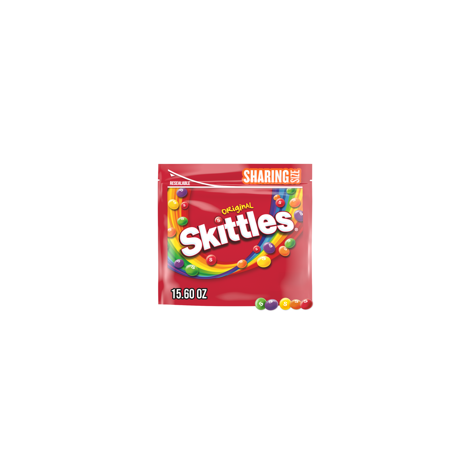 Skittles Original Chewy Candy, Sharing Size, Bag - 15.6 Ounce Image 1 of 4